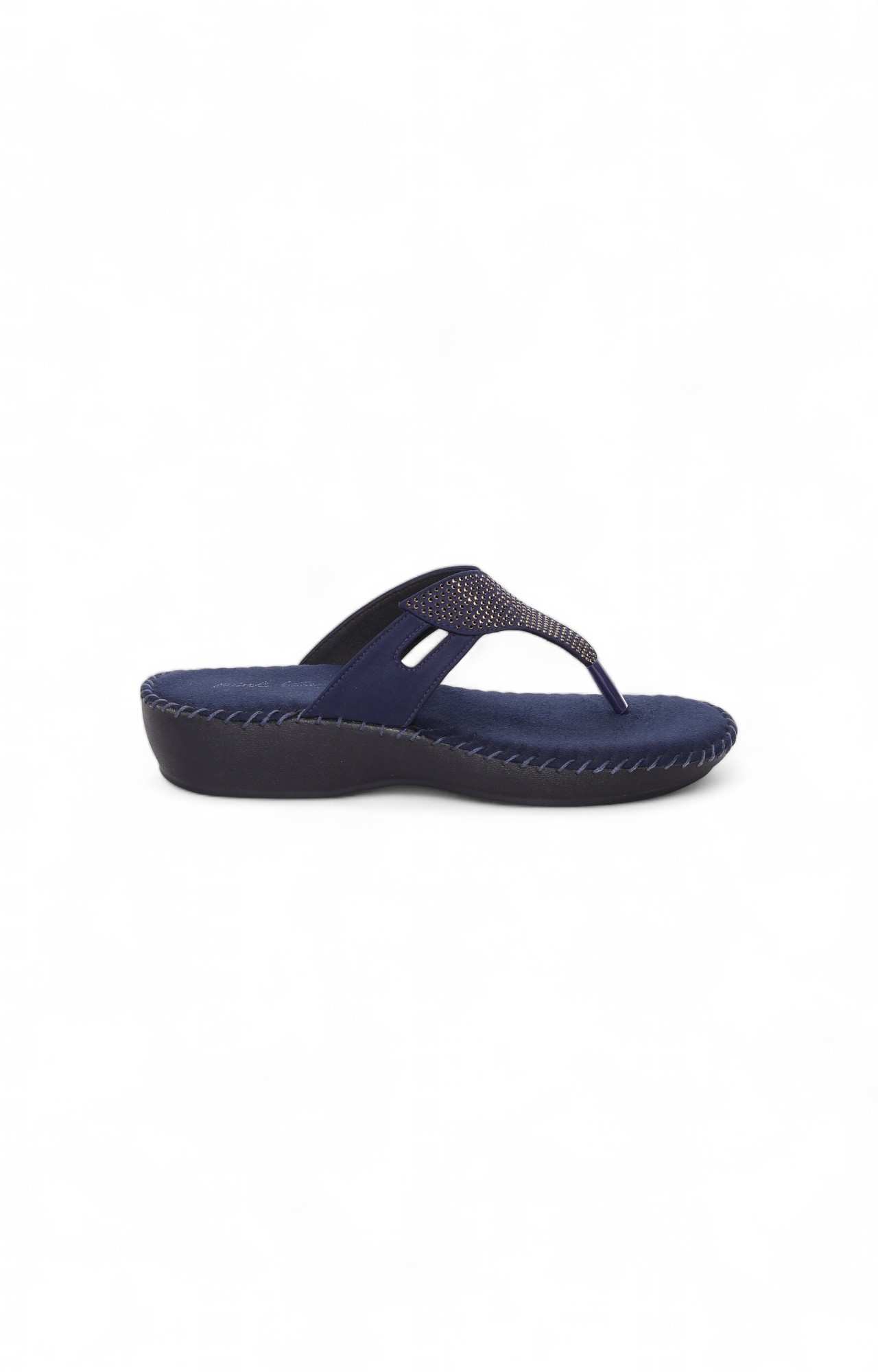 Women Blue Comfy Cushioning Thongs