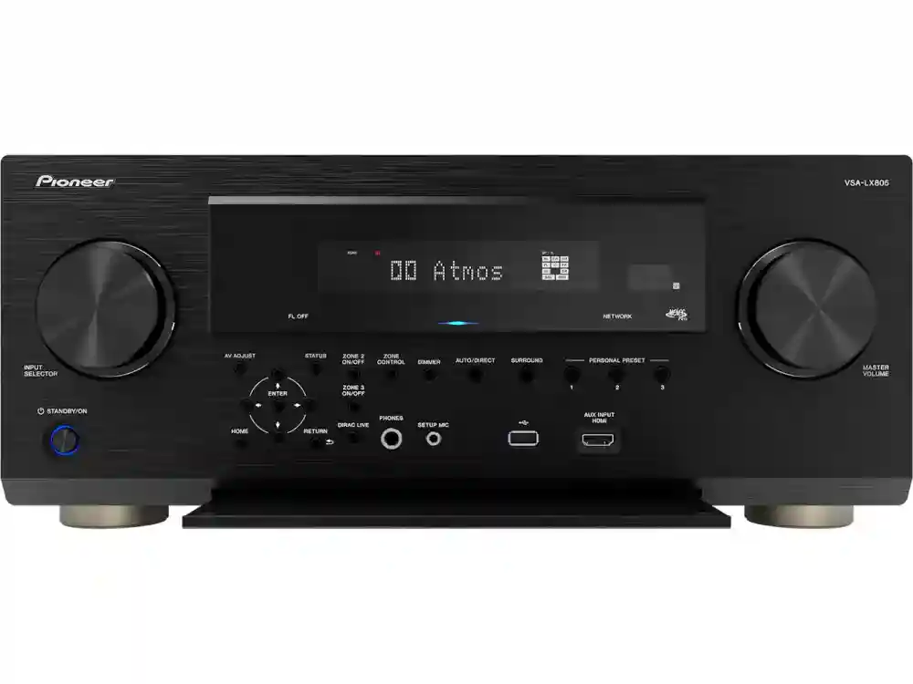 Pioneer Elite VSX-LX805 11.4 Channel Network AV Receiver with 8K