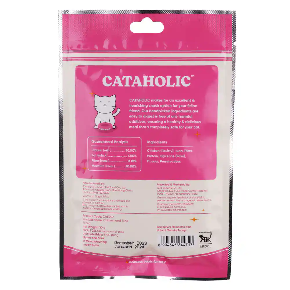 Cataholic Chicken & Tuna Sliced Cat Treats