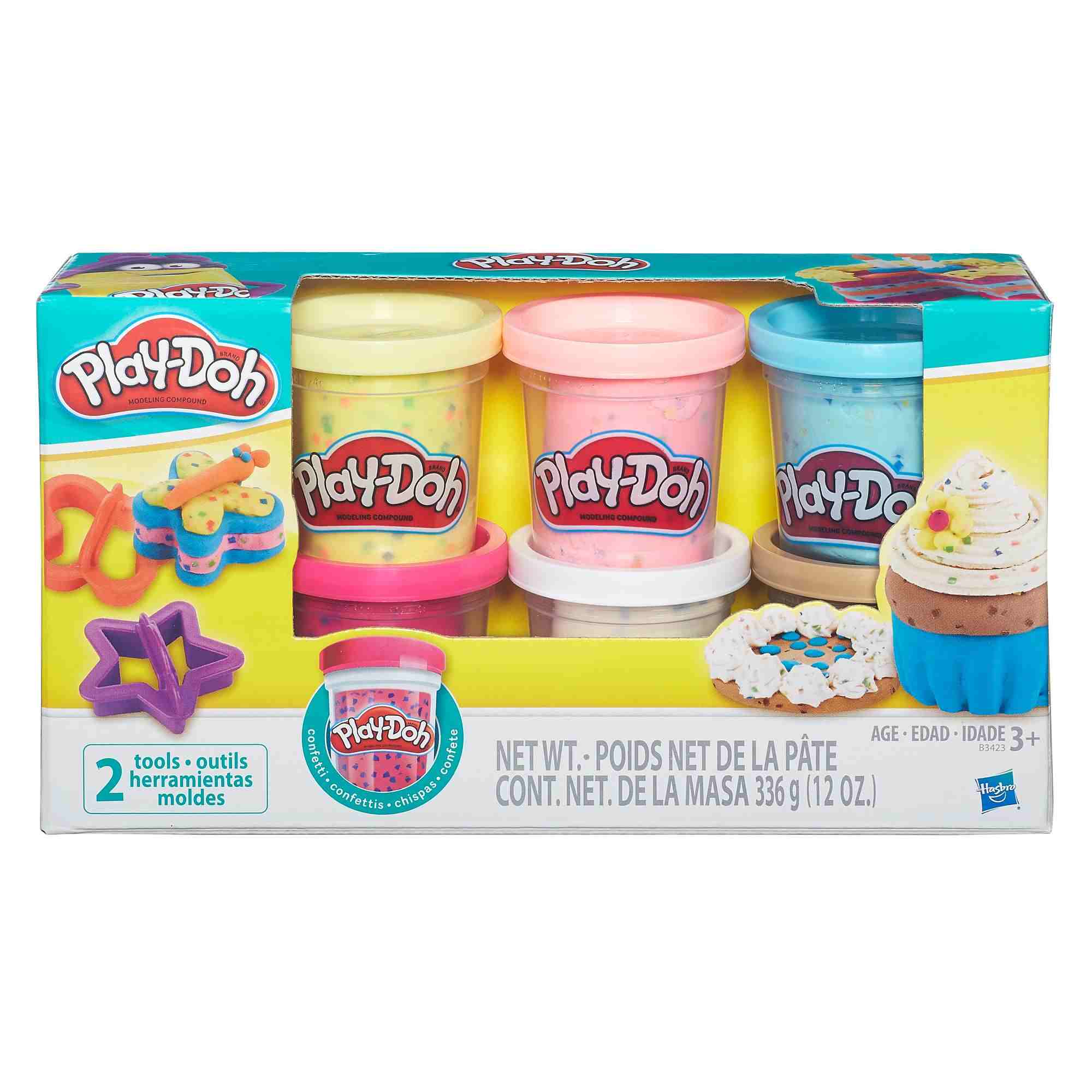Play-Doh Confetti Compound Collection Clay & Dough for Kids age 3Y+