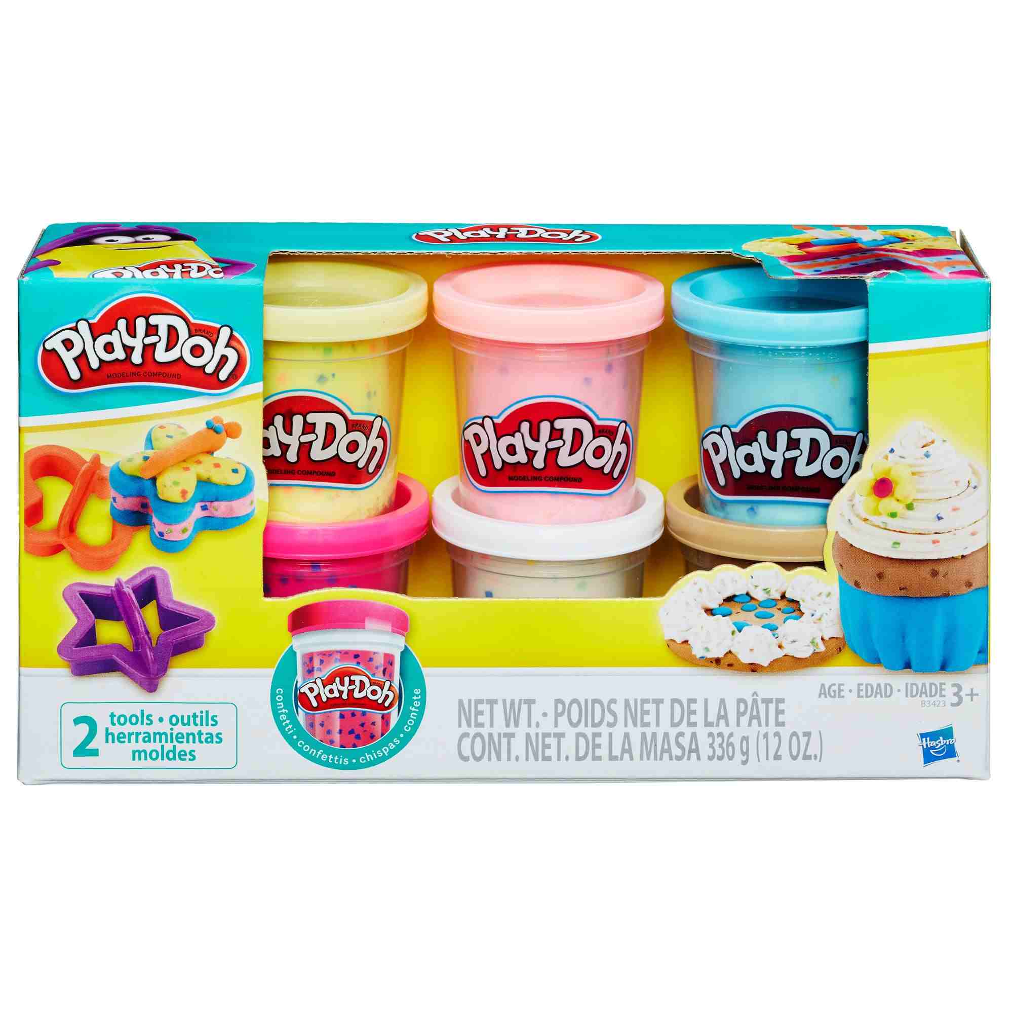 Play-Doh Confetti Compound Collection Clay & Dough for Kids age 3Y+