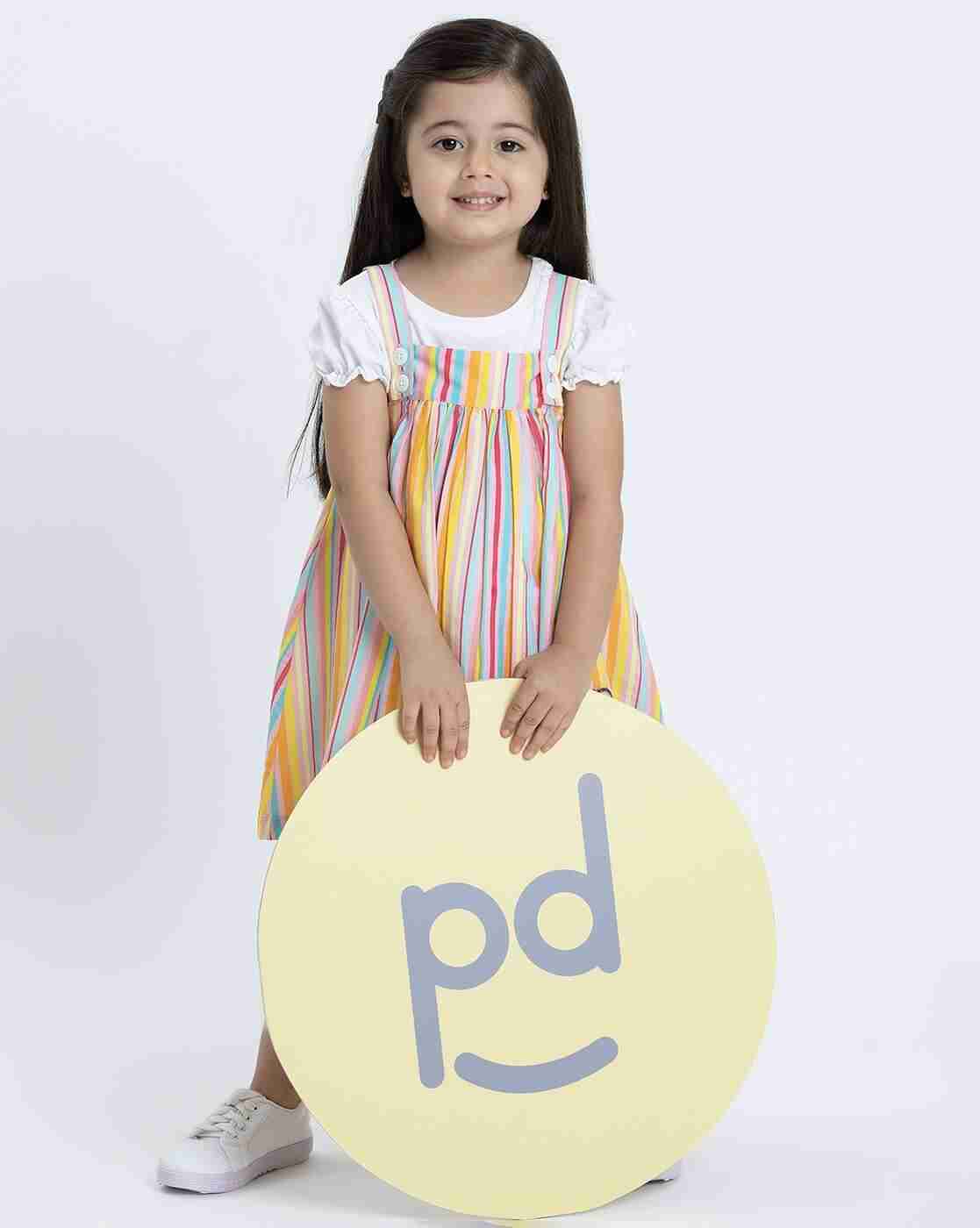 PLAYDAY | Women Striped Flared Dress with Top|6