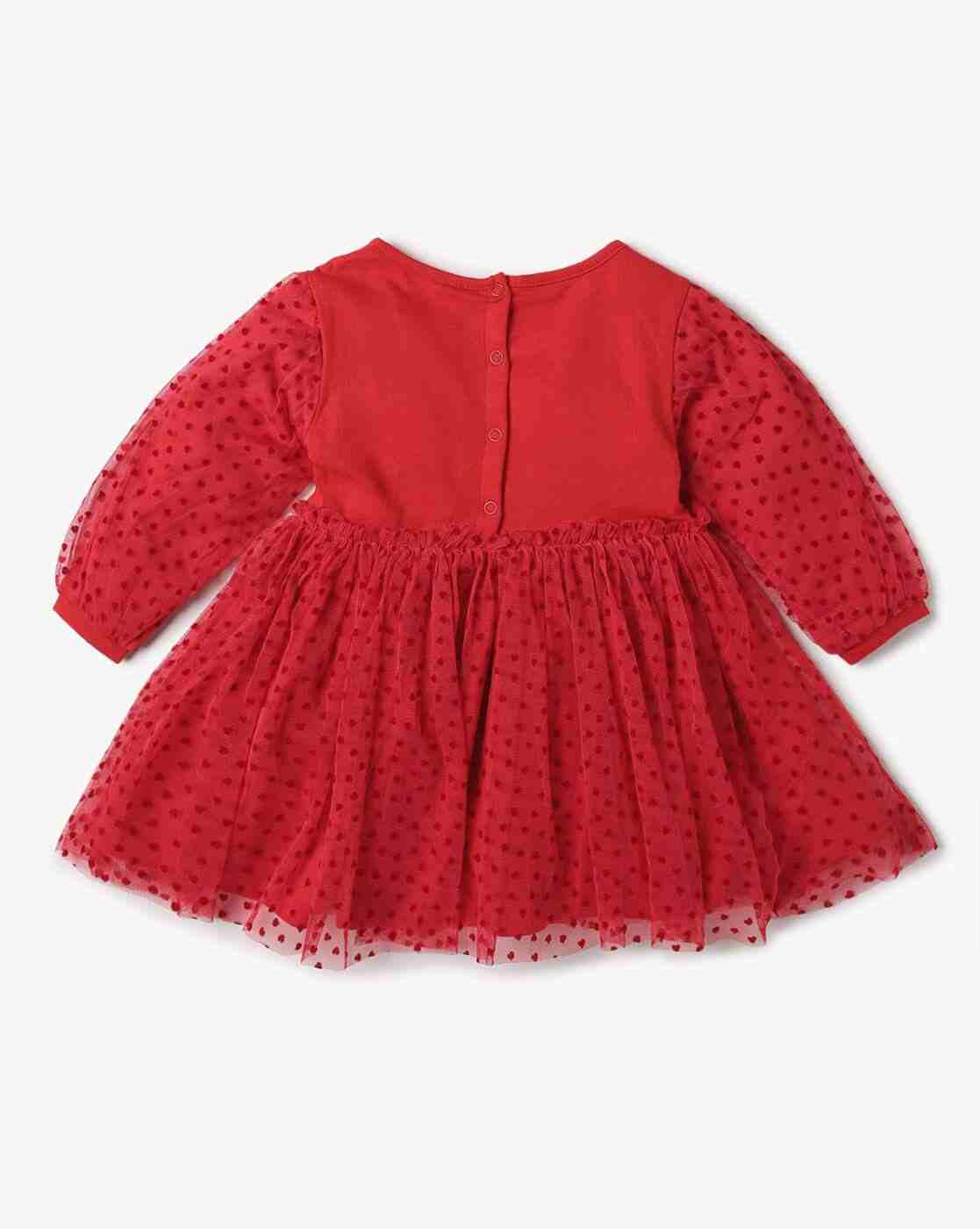 PLAYDAY | Girls Micro Print Dress with Bloomer|2