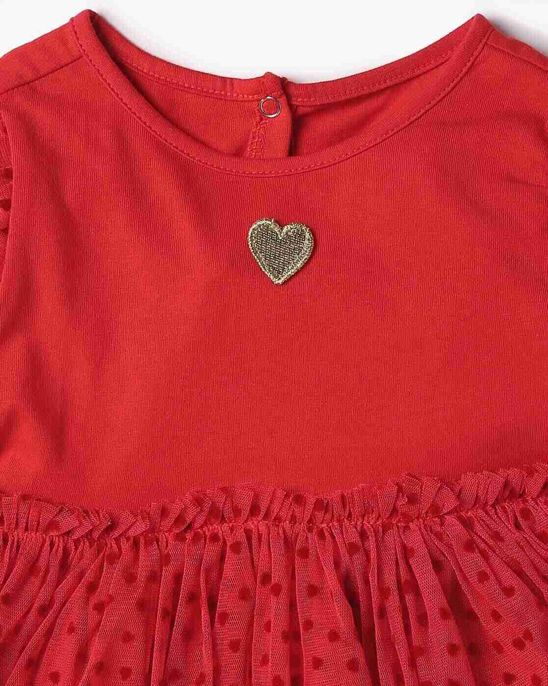 PLAYDAY | Girls Micro Print Dress with Bloomer|5