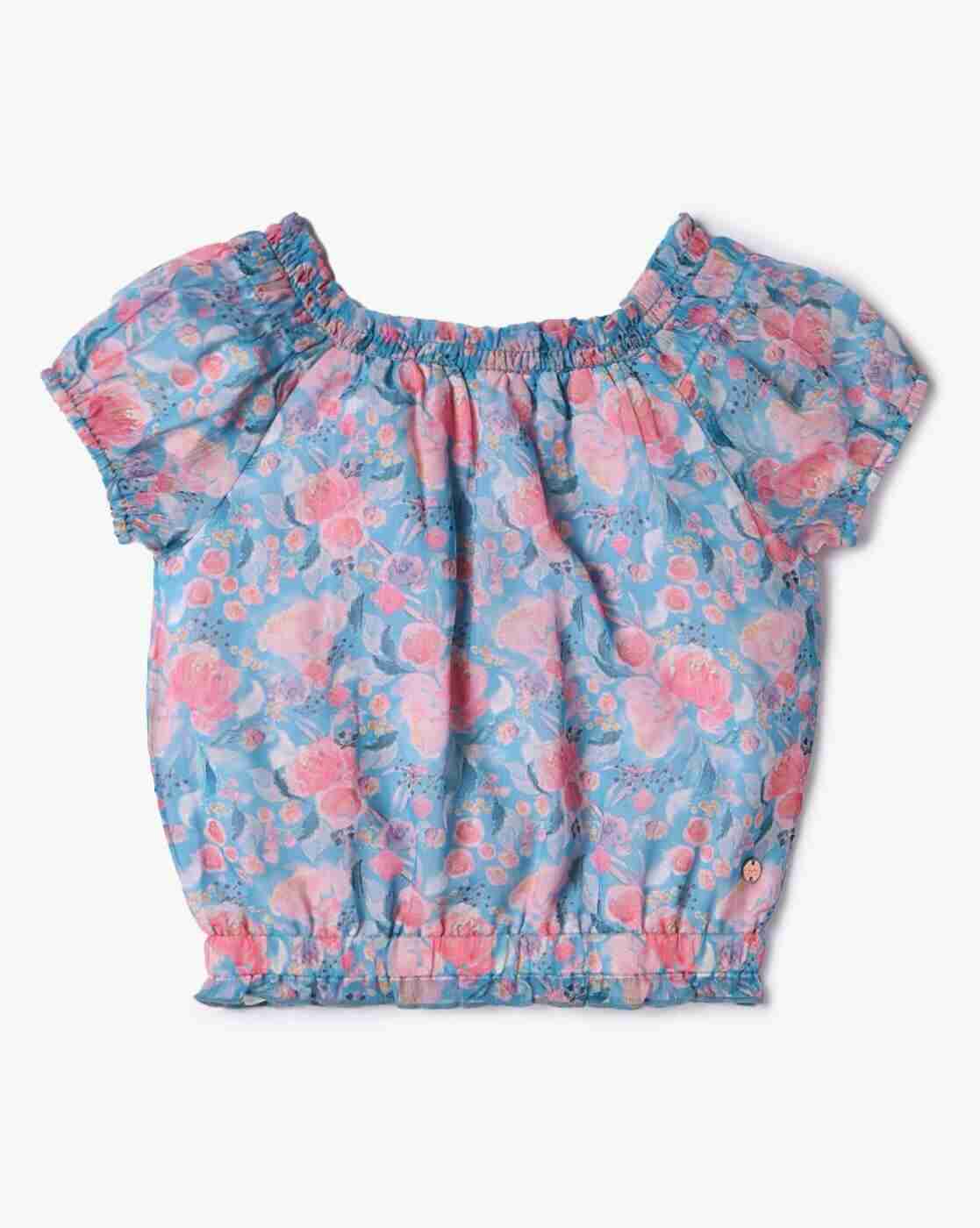 PLAYDAY | Girls Floral Print Relaxed Fit Top|0