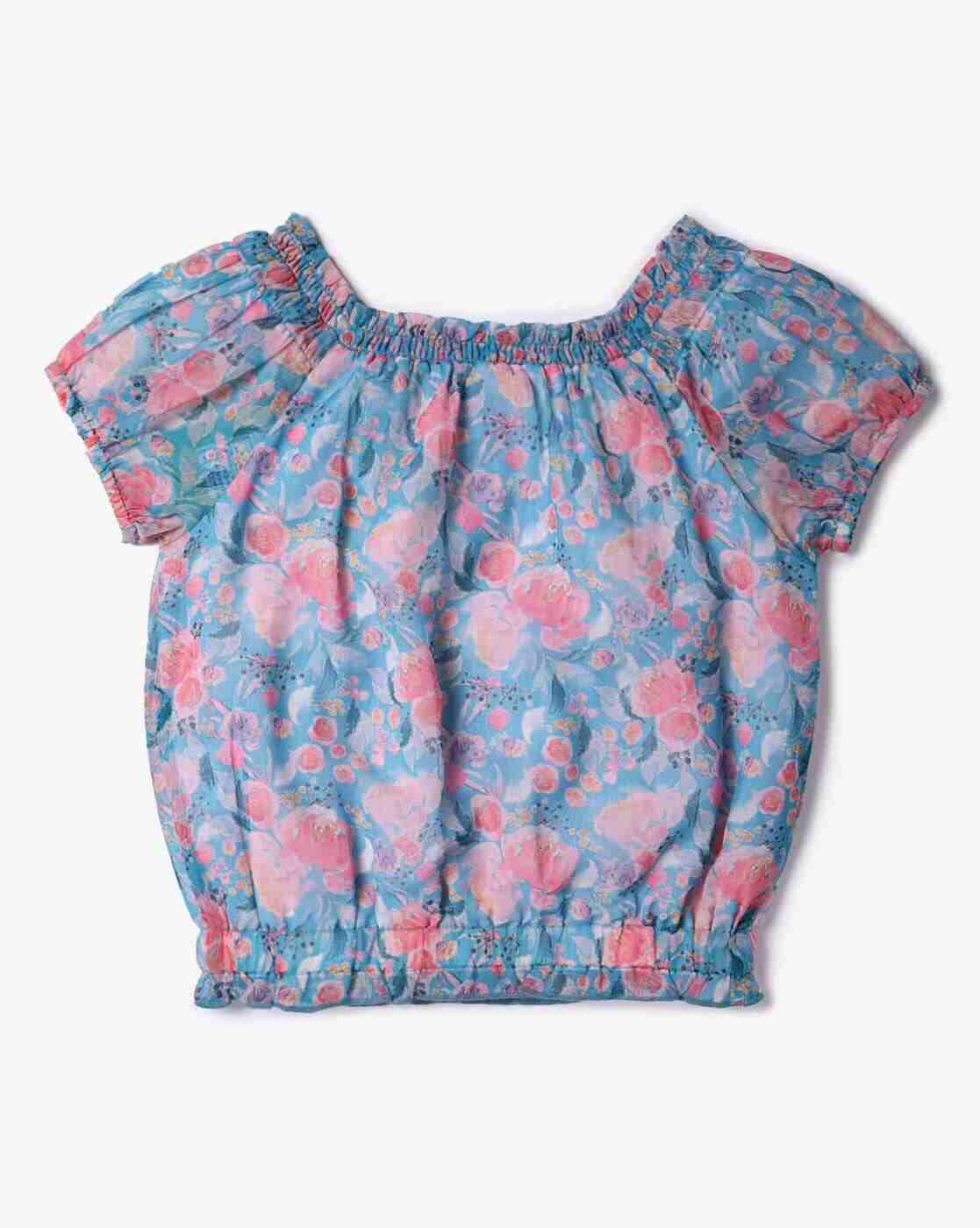 PLAYDAY | Girls Floral Print Relaxed Fit Top|1