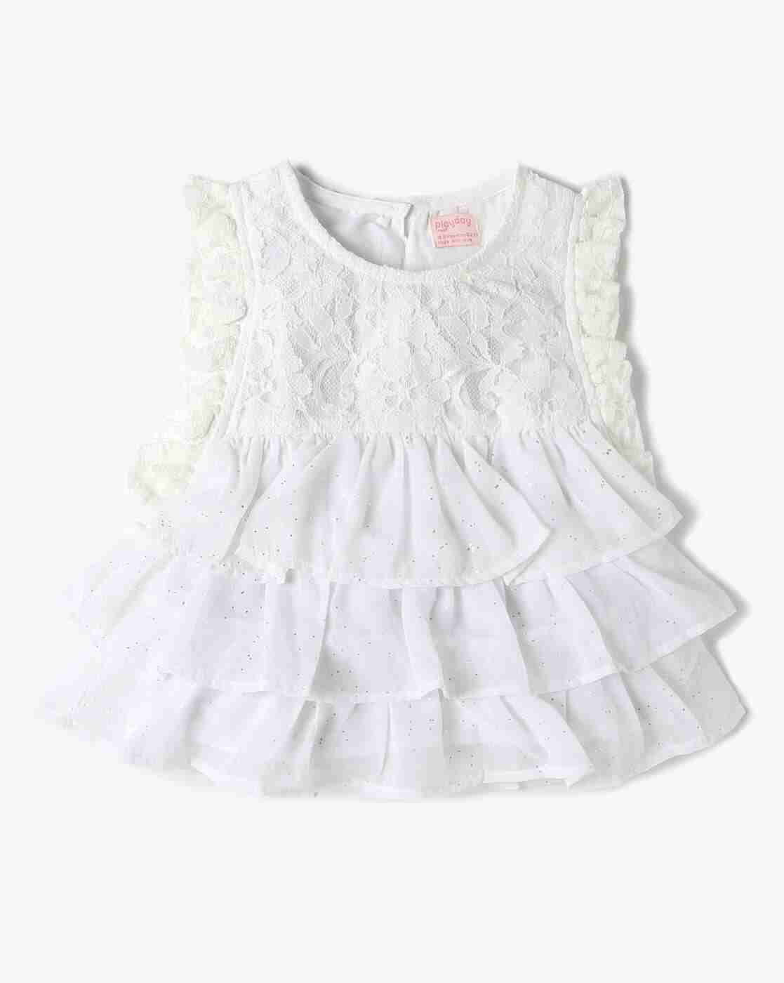 PLAYDAY | Girls Lace Relaxed Fit Peplum Top|0
