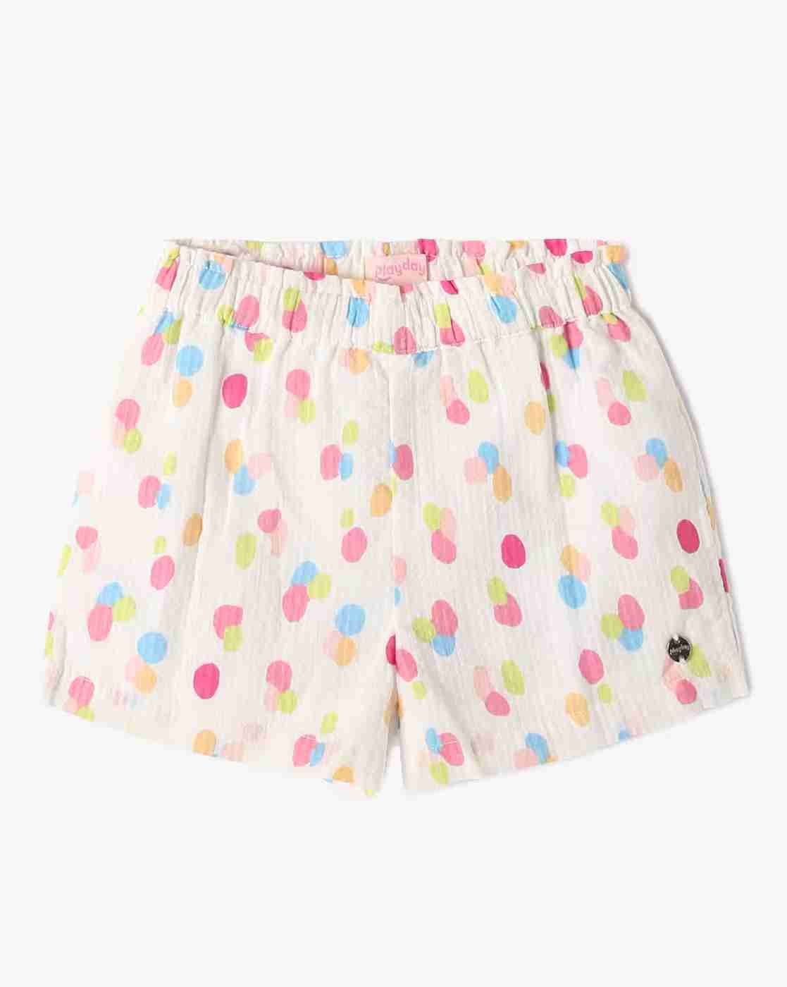 PLAYDAY | Girls Polka-Dot Print Top & Shorts Set|3