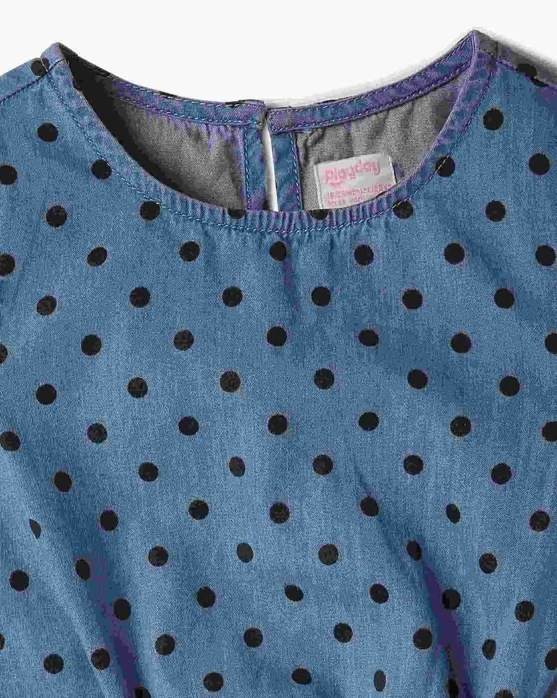 PLAYDAY | Girls Polka-Dot Print Top & Shorts Set|6