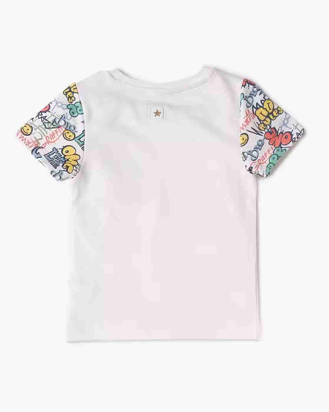 PLAYDAY | Boys T-Shirt & Printed Shorts Set|2