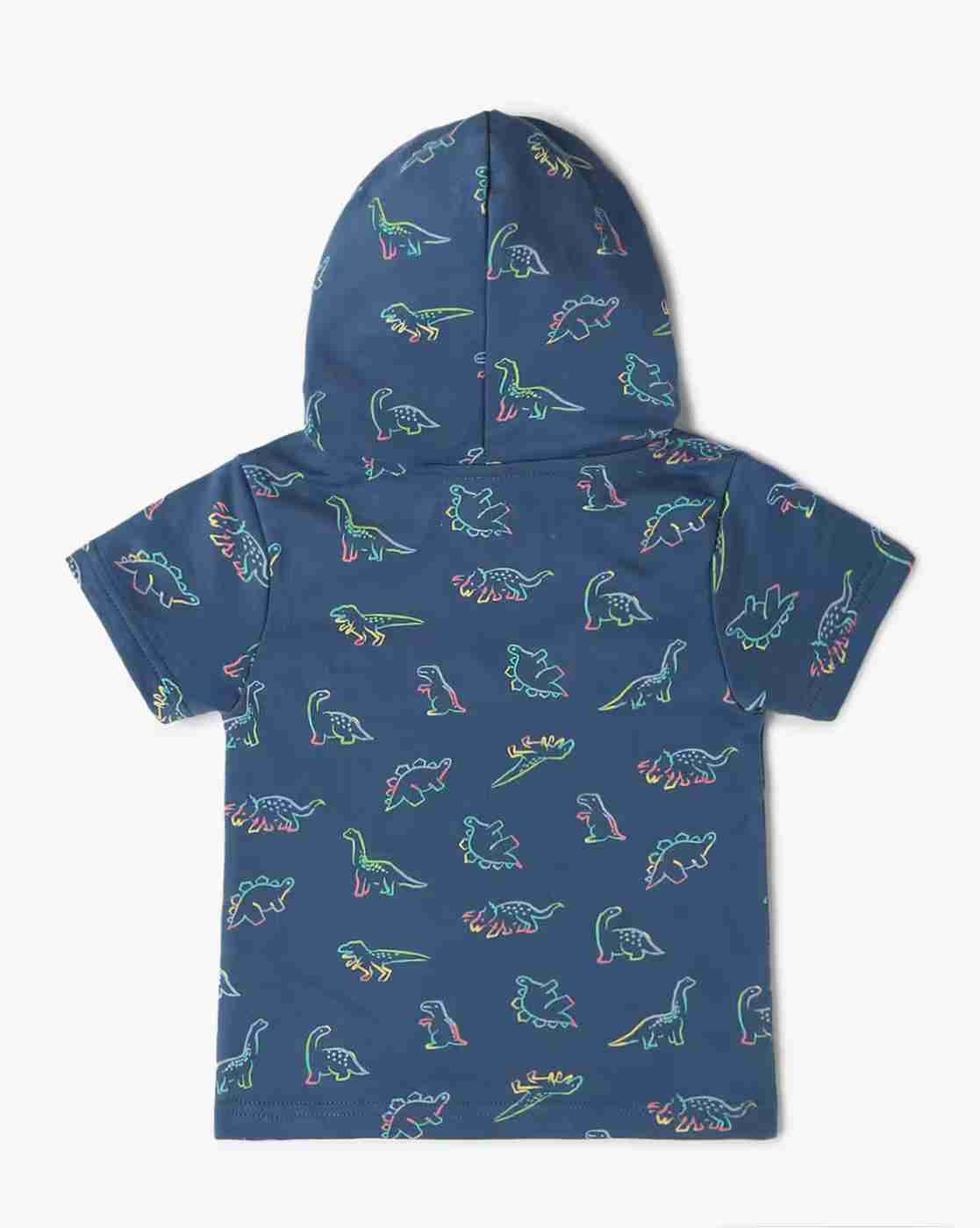 PLAYDAY | Boys Printed Hoodie & Shorts Set|2
