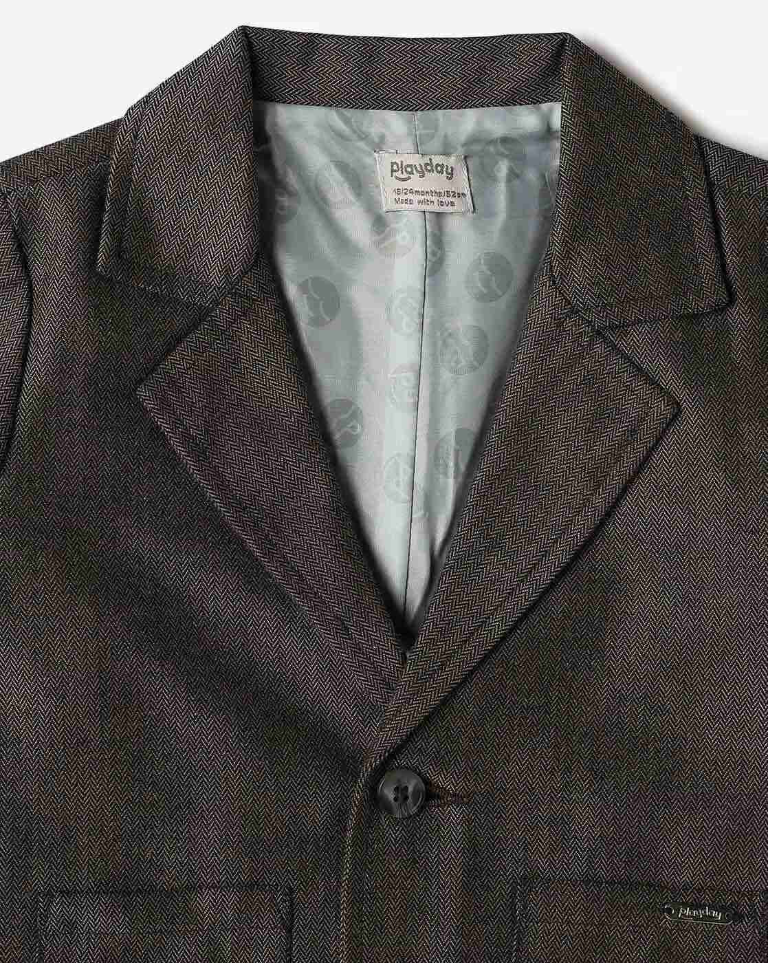 PLAYDAY | Boys Regular Fit Blazer with T-Shirt|5
