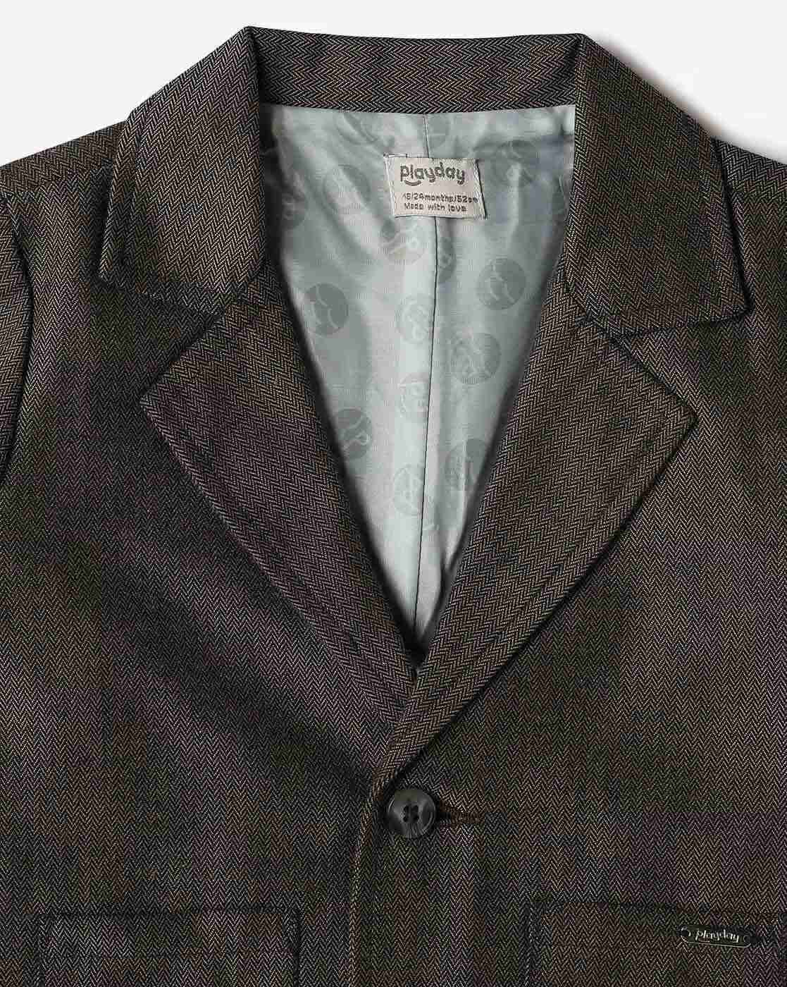 PLAYDAY | Boys Regular Fit Blazer with T-Shirt|5