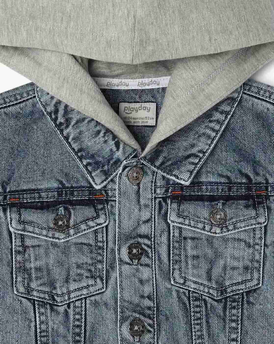 PLAYDAY | Boys Heavy-Wash Regular Fit Jacket|2