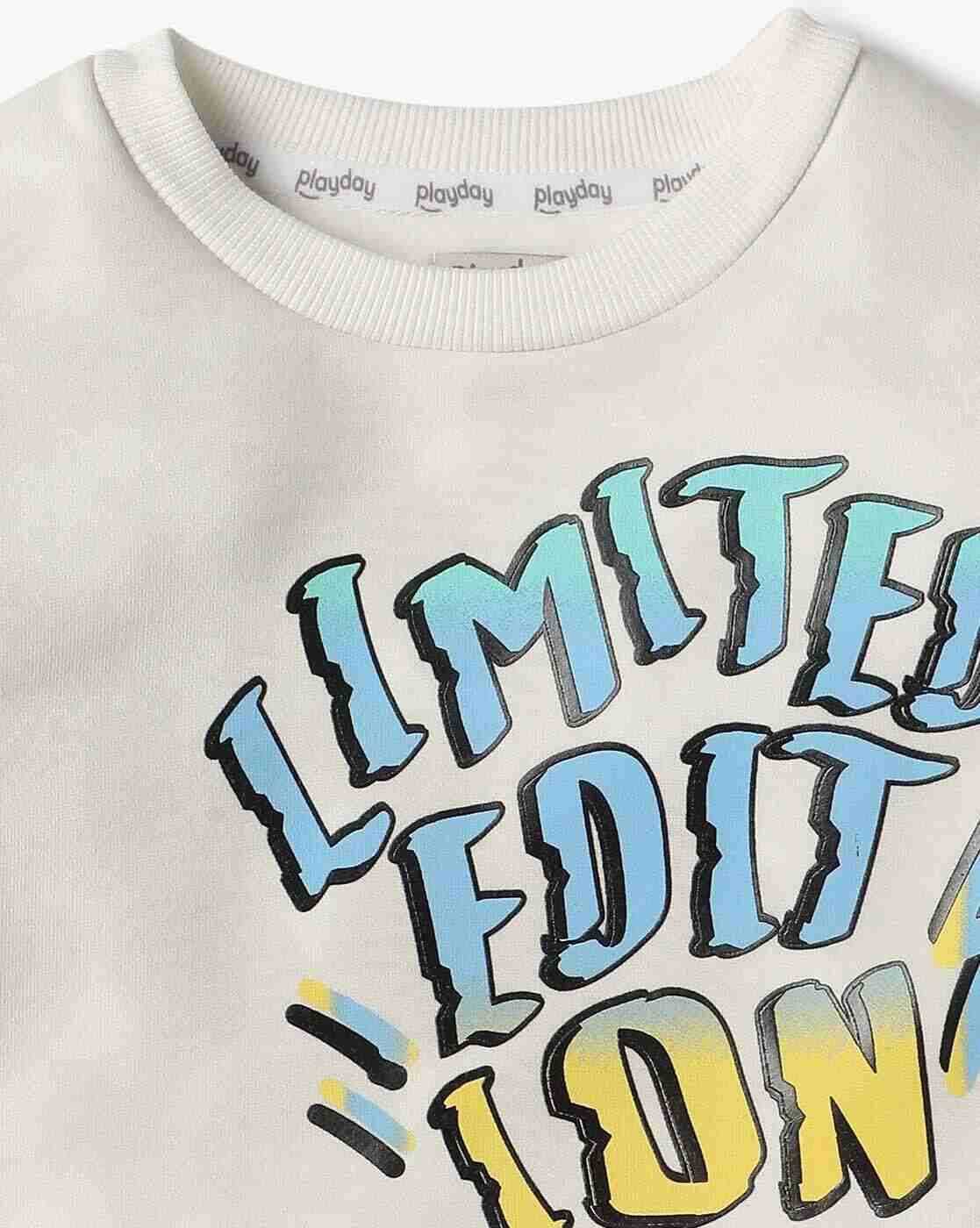 PLAYDAY | Boys Graphic Print Regular Fit Sweatshirt|2