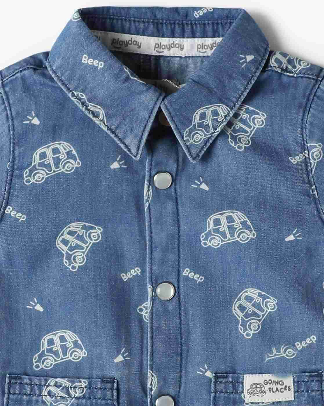 PLAYDAY | Boys Printed Rompers|2