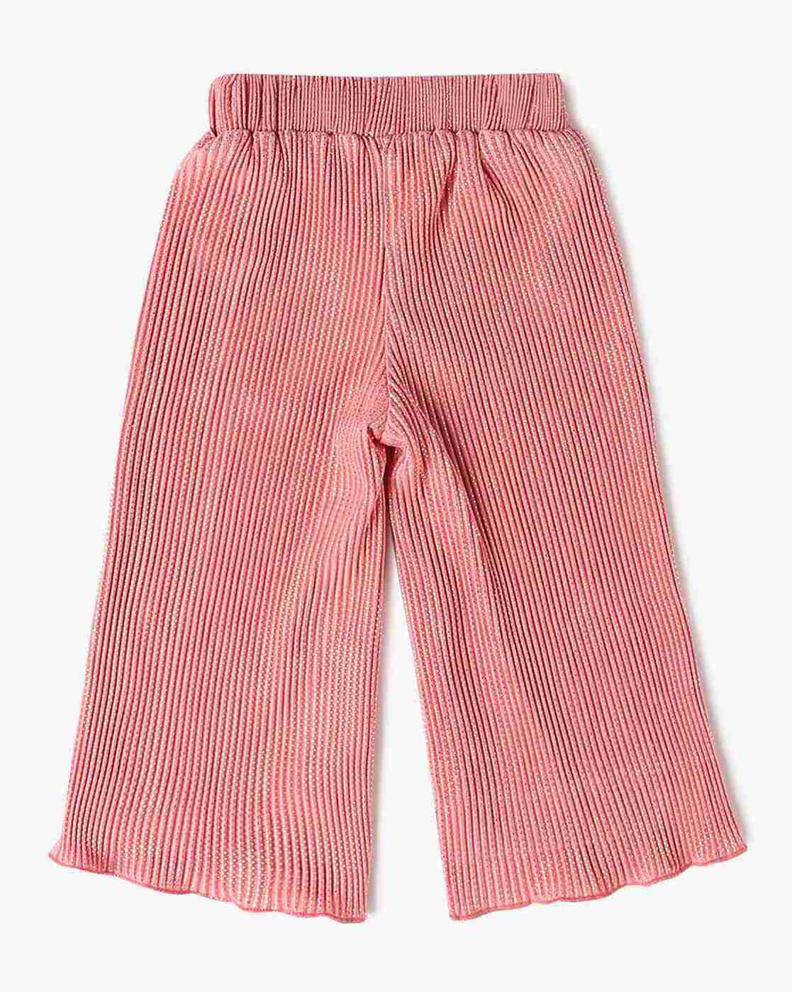 PLAYDAY | Girls Foil Print Round-Neck Top & Pants Set|4