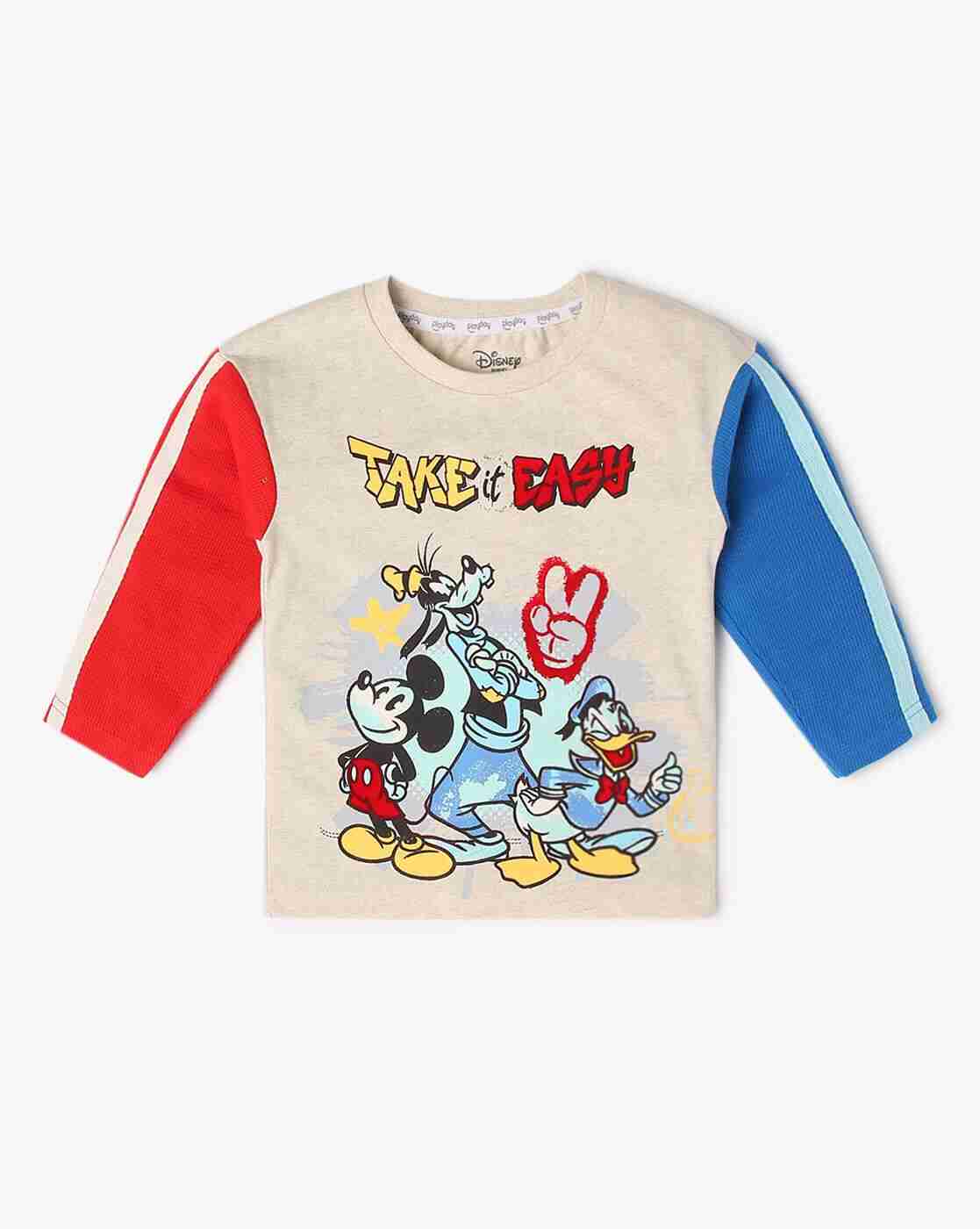 Boys Disney Regular Fit Crew-Neck T-Shirt