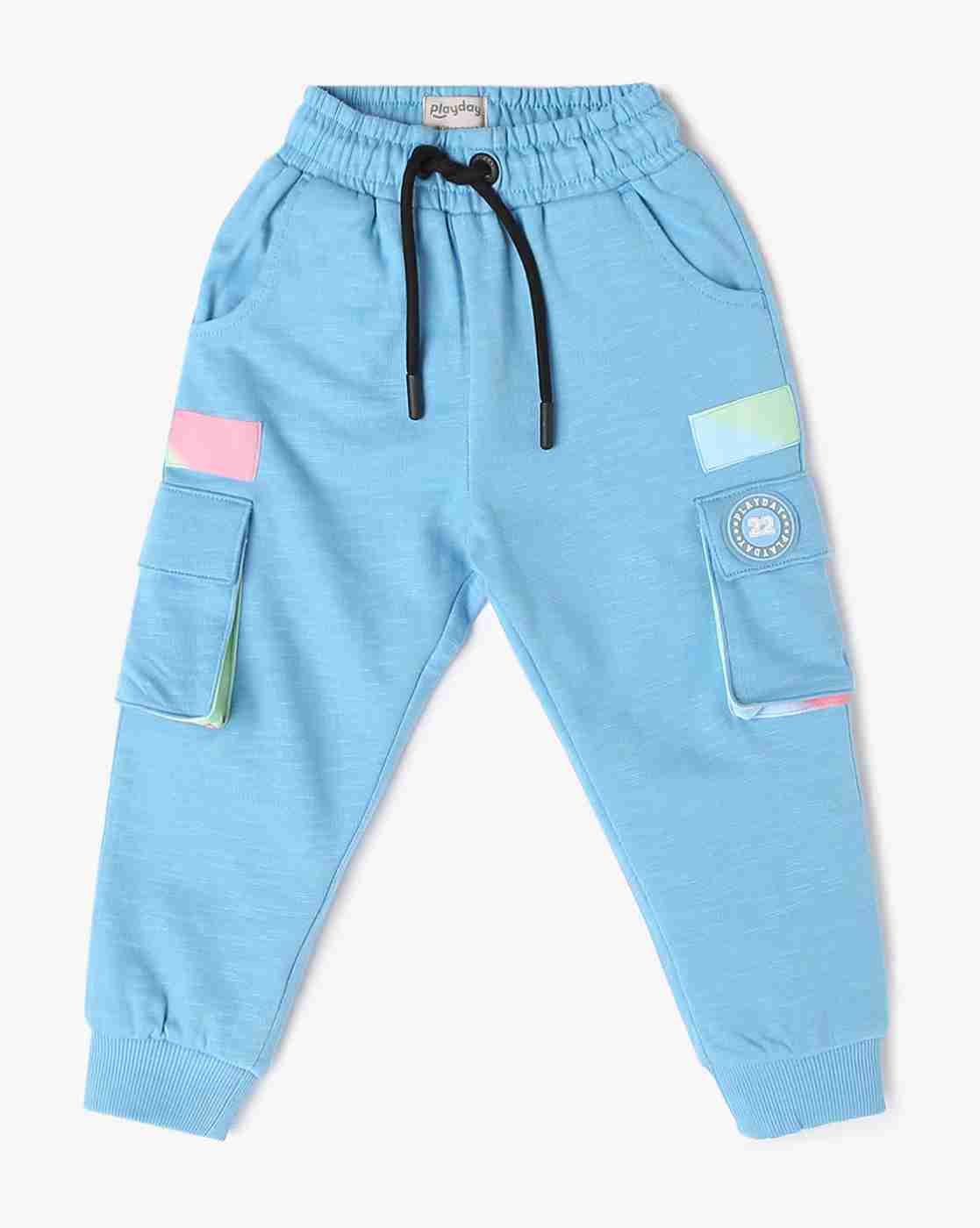 PLAYDAY | Boys Flap Pocket Regular Fit Joggers|0