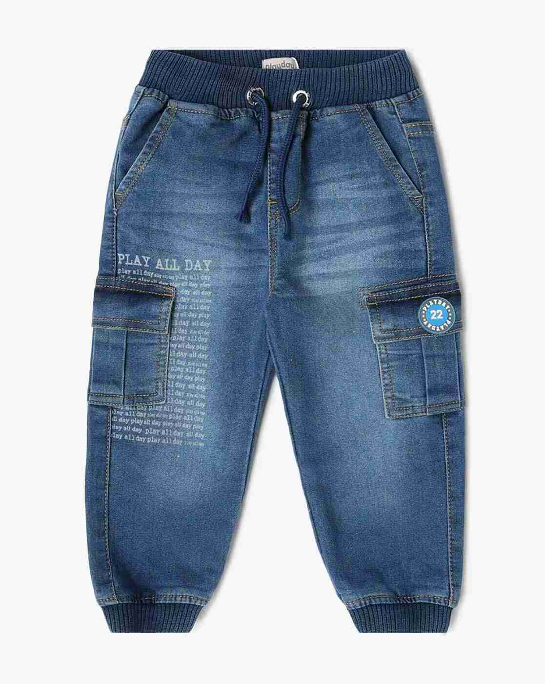 PLAYDAY | Boys Mid-wash Jogger Jeans|0