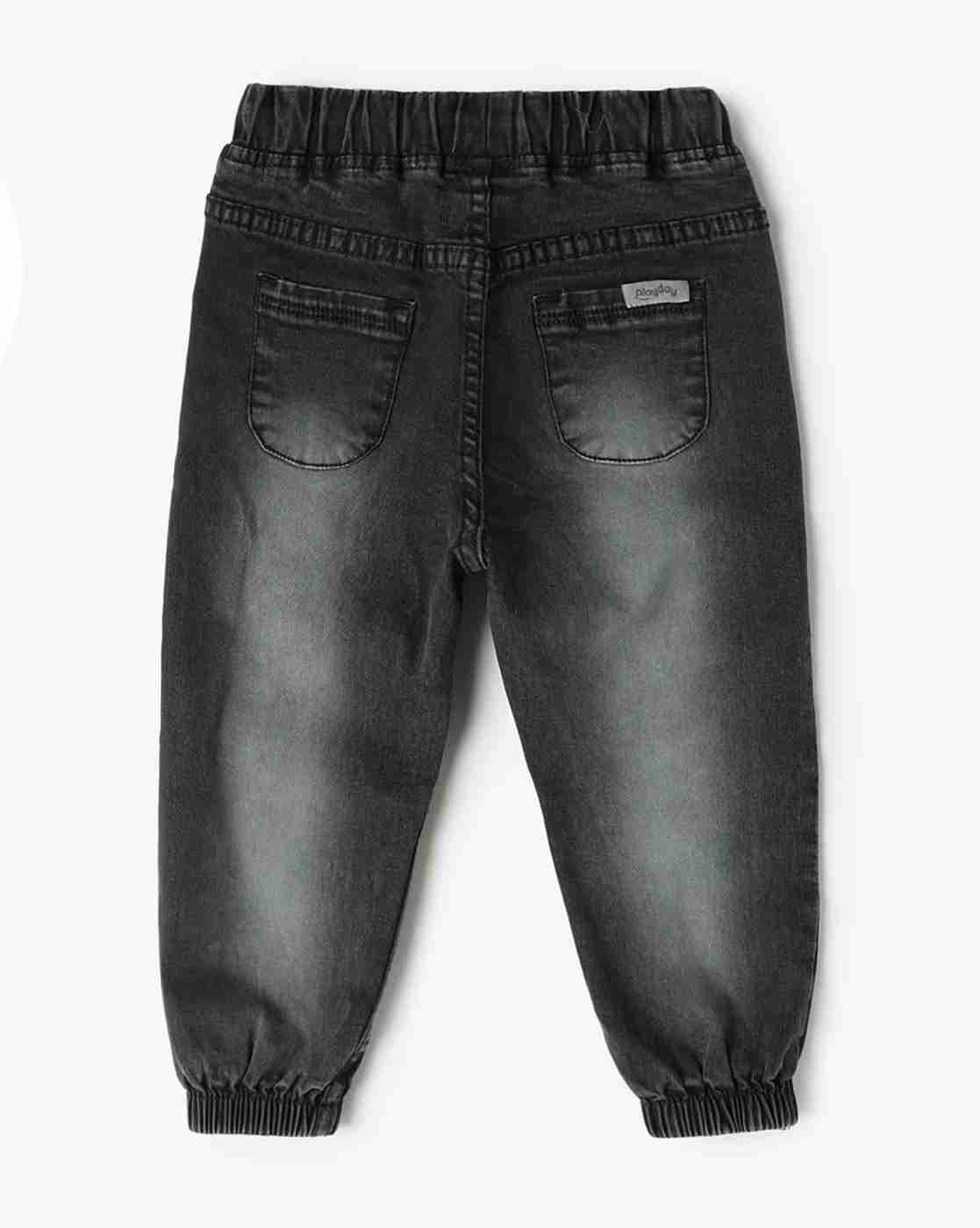 PLAYDAY | Boys Heavy-Wash Regular Fit Jogger Jeans|1