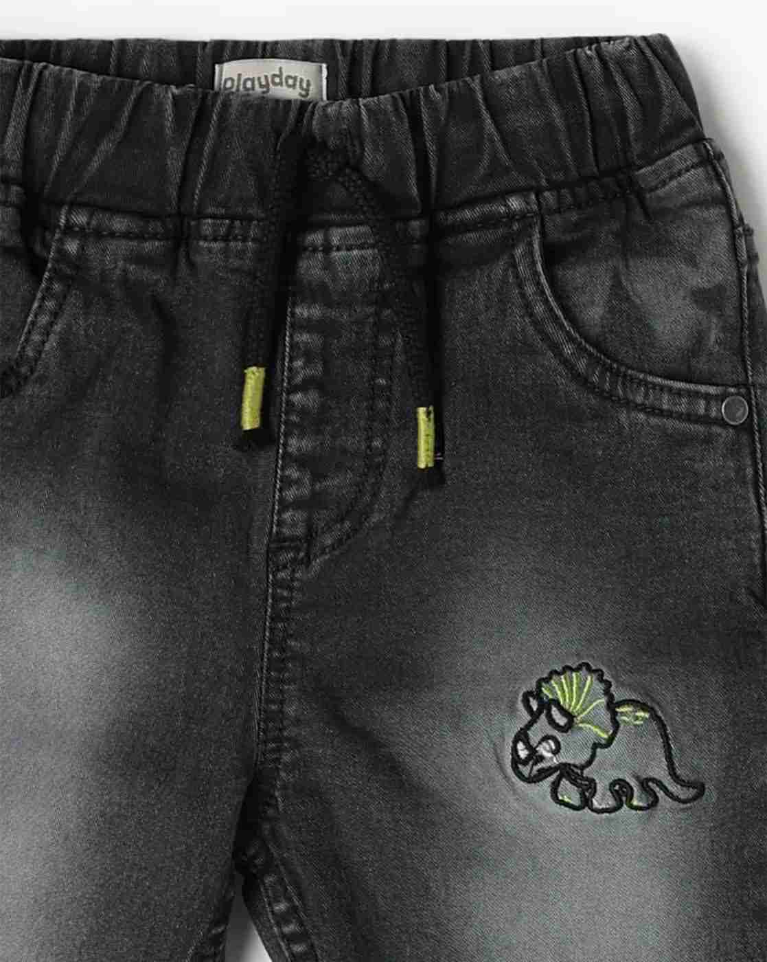 PLAYDAY | Boys Heavy-Wash Regular Fit Jogger Jeans|2