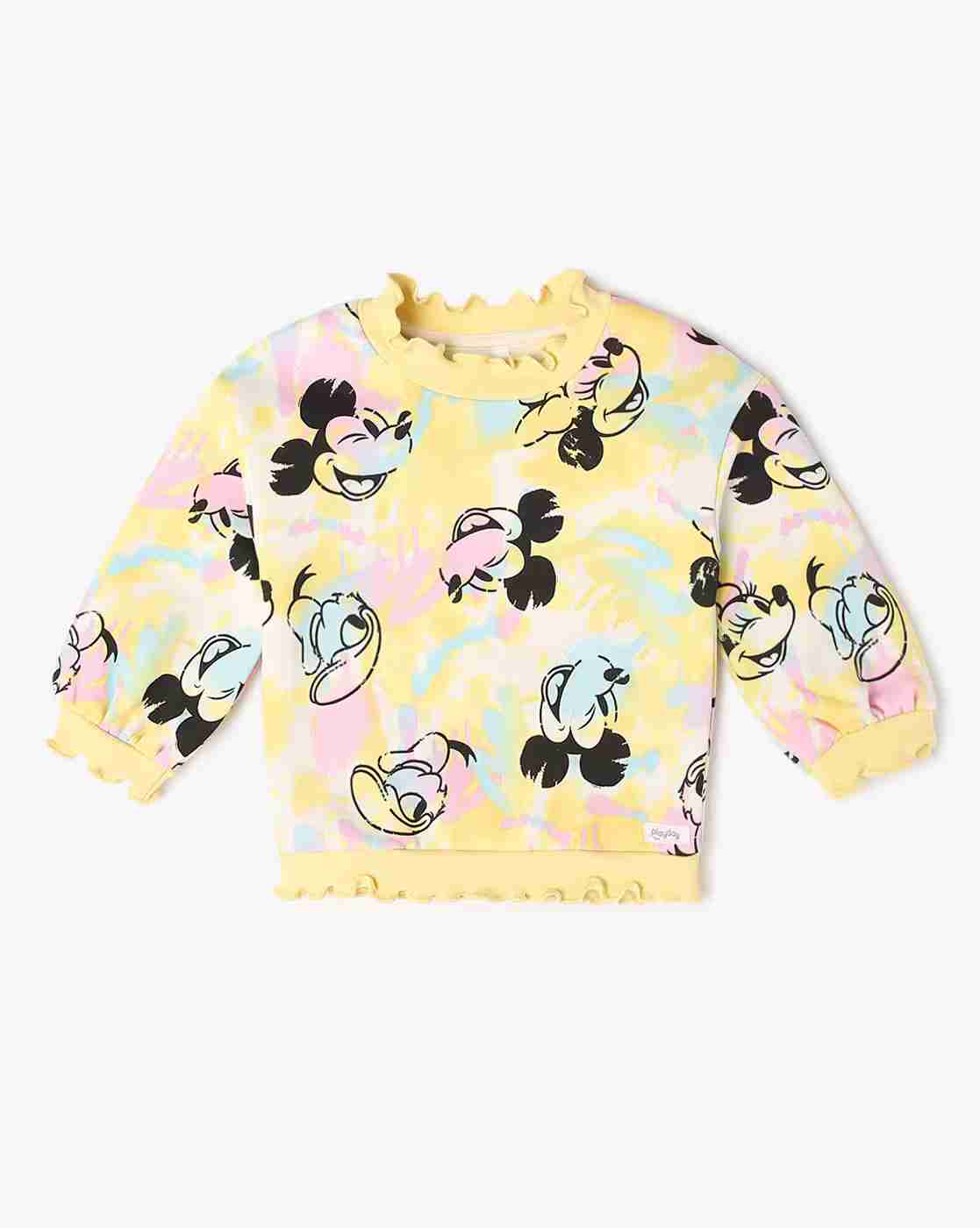 PLAYDAY | Girls Minnie Mouse Regular Fit Sweatshirt|0