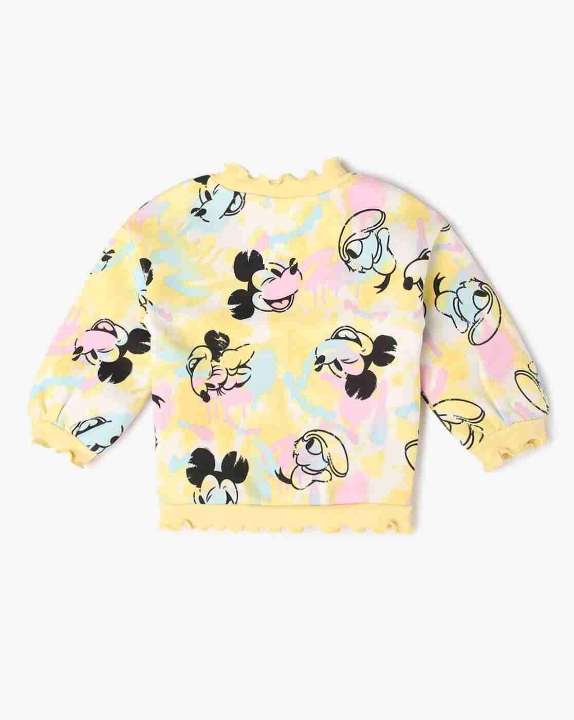 PLAYDAY | Girls Minnie Mouse Regular Fit Sweatshirt|1