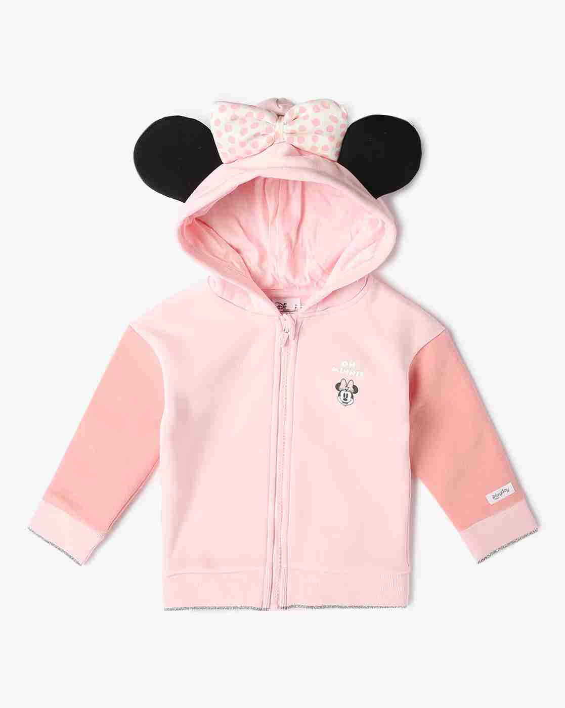 PLAYDAY | Girls Minnie Regular Fit Zipper Hoodie|0