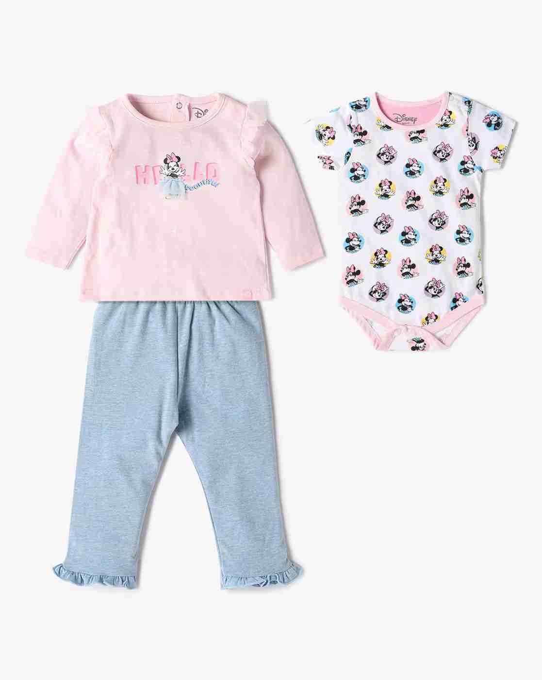 PLAYDAY | Minnie Mouse Print T-Shirt Set|0