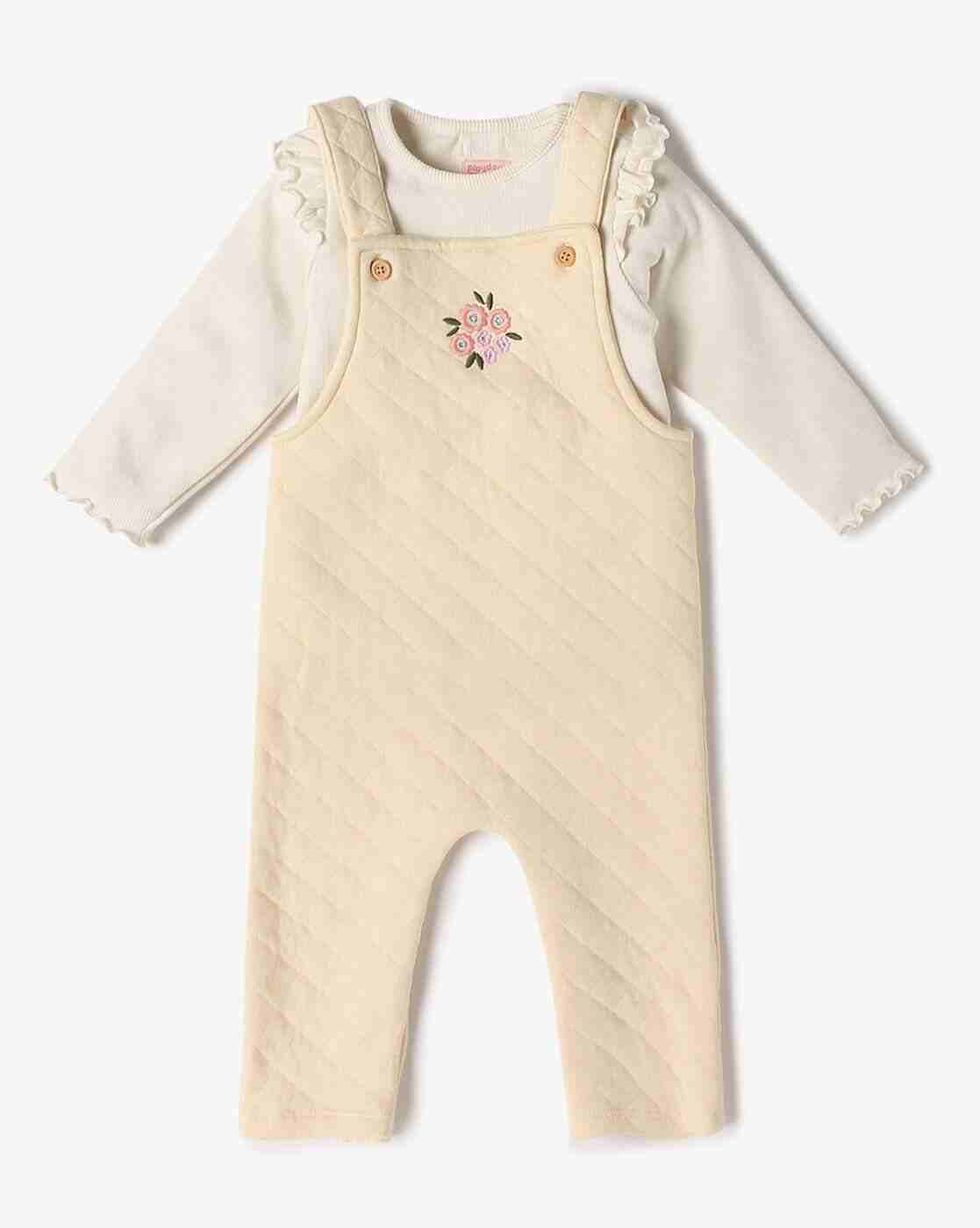 PLAYDAY | Embroidered Dungaree with T-Shirt|0