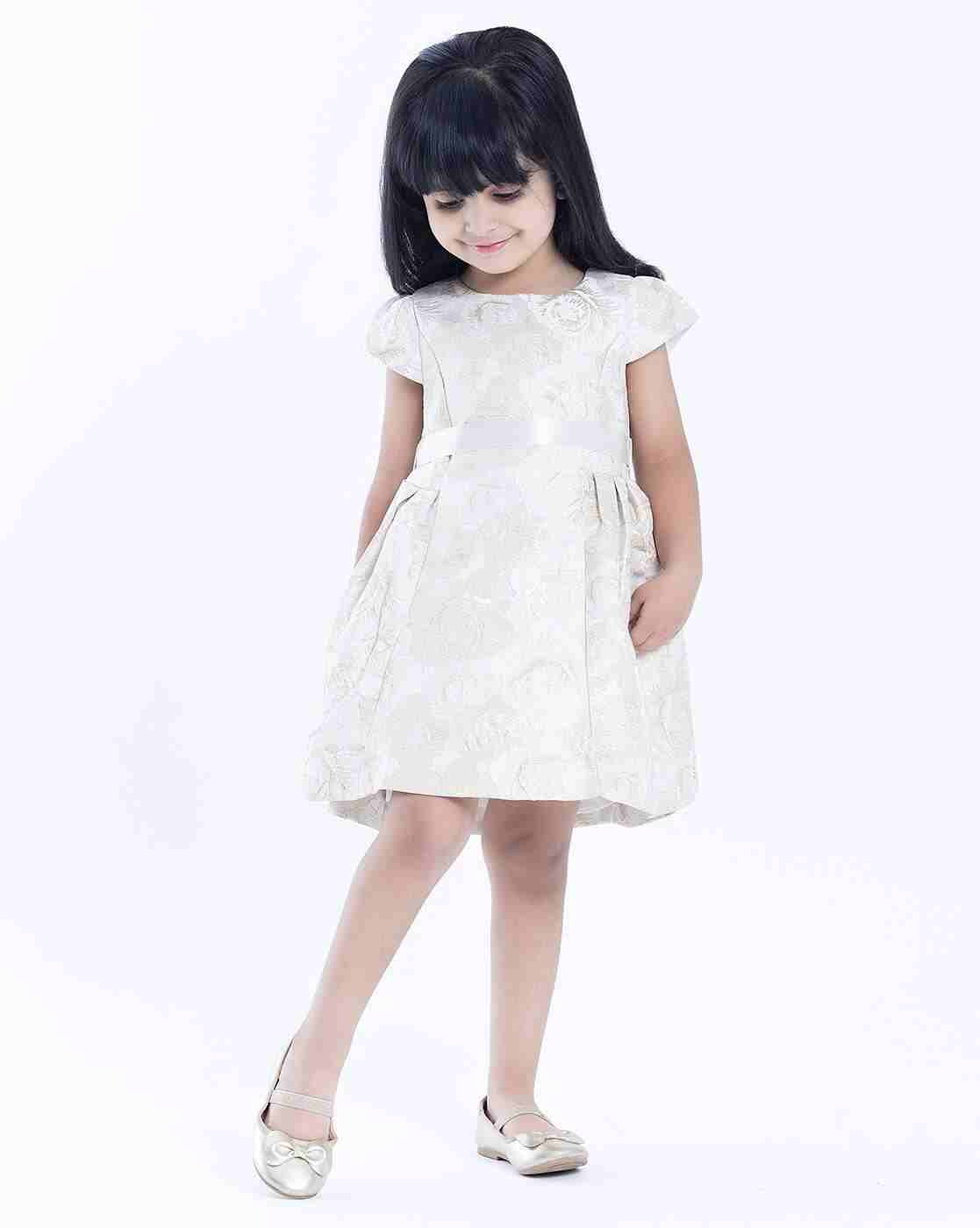 PLAYDAY | Girls Floral Pattern Fit & Flare Dress|0