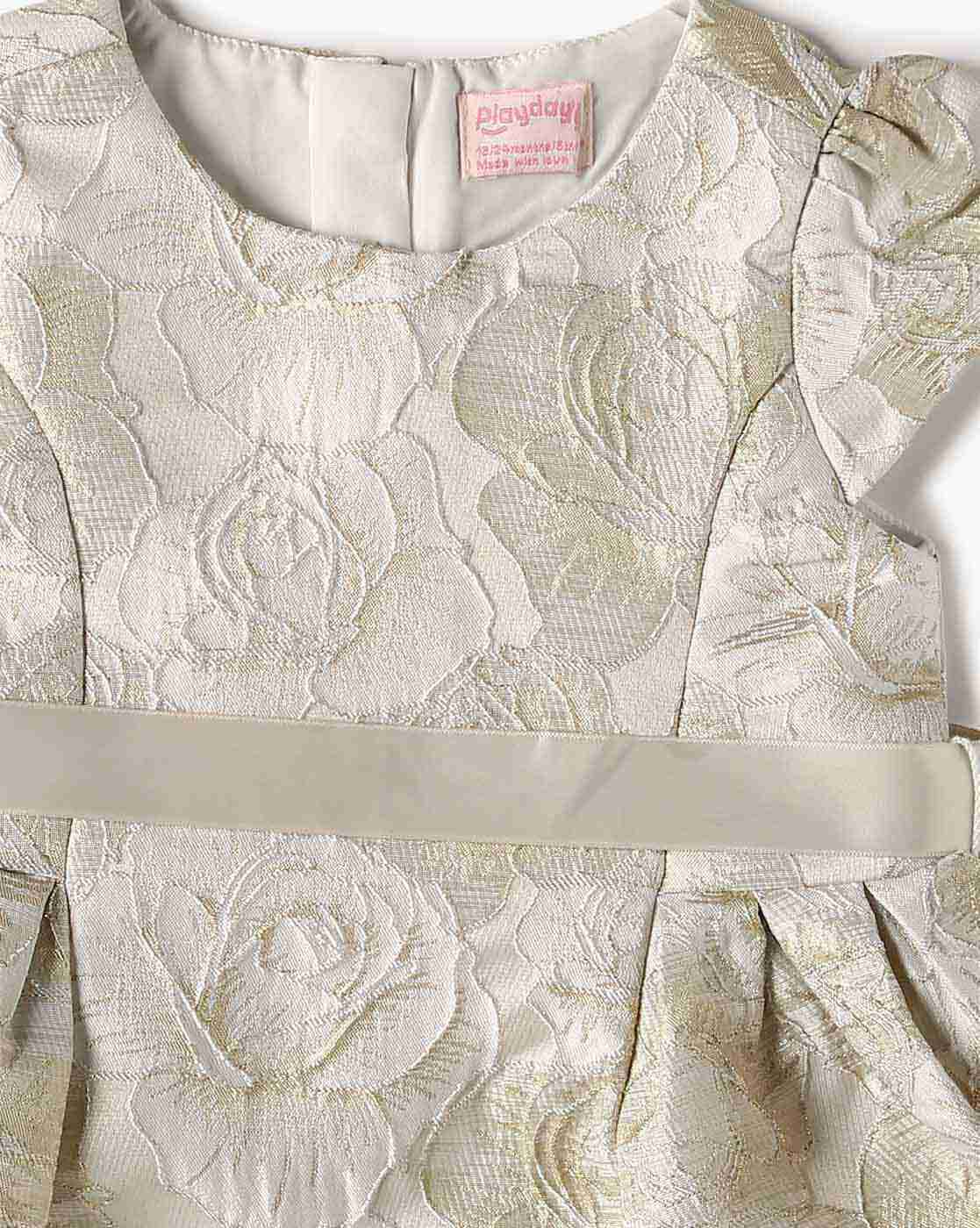 PLAYDAY | Girls Floral Pattern Fit & Flare Dress|3