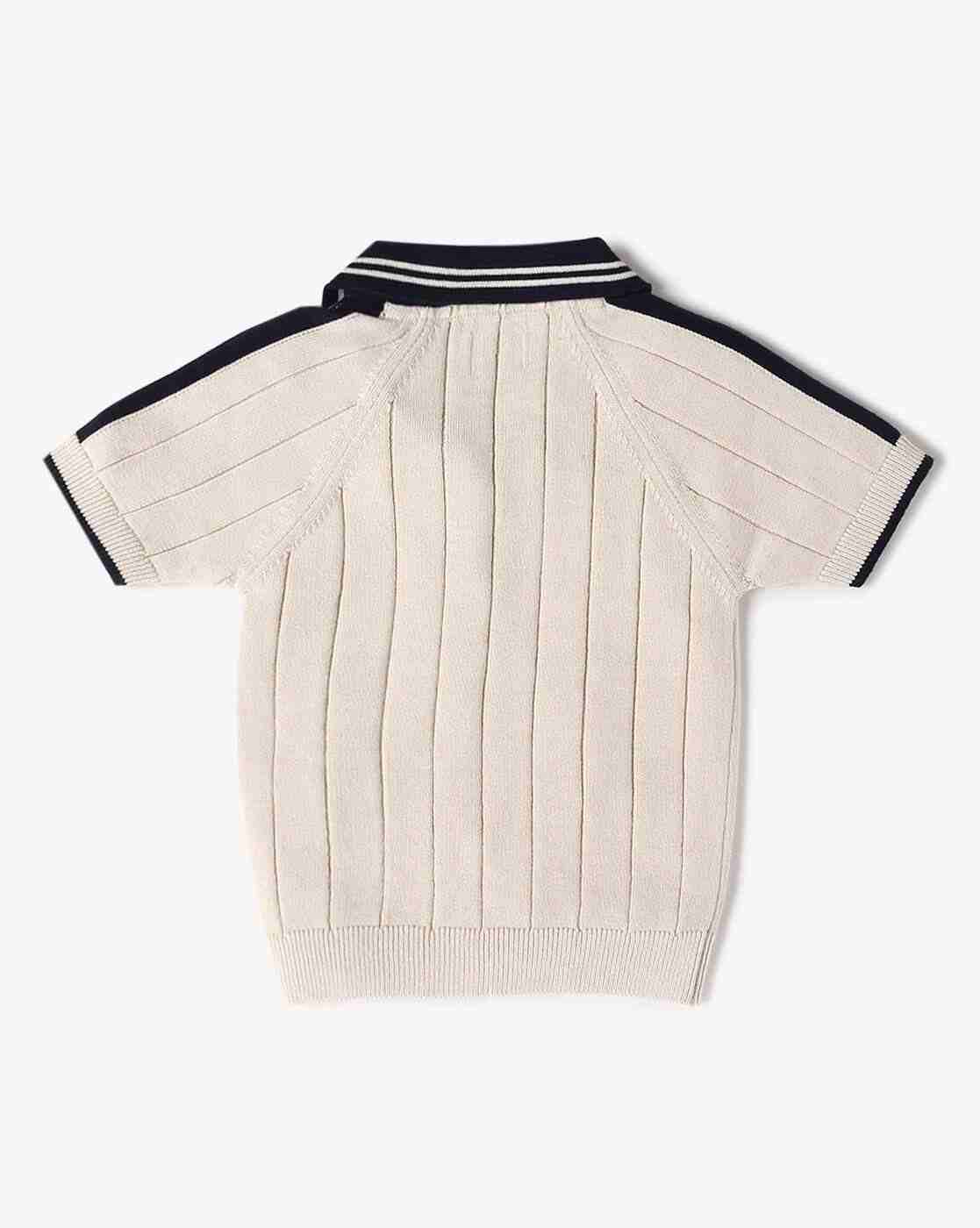 PLAYDAY | Boys Relaxed Fit Polo T-Shirt with Contrast Tipping|1