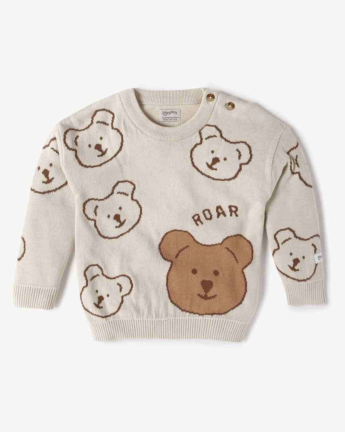 PLAYDAY | Boys Graphic Print Cotton Sweater|0