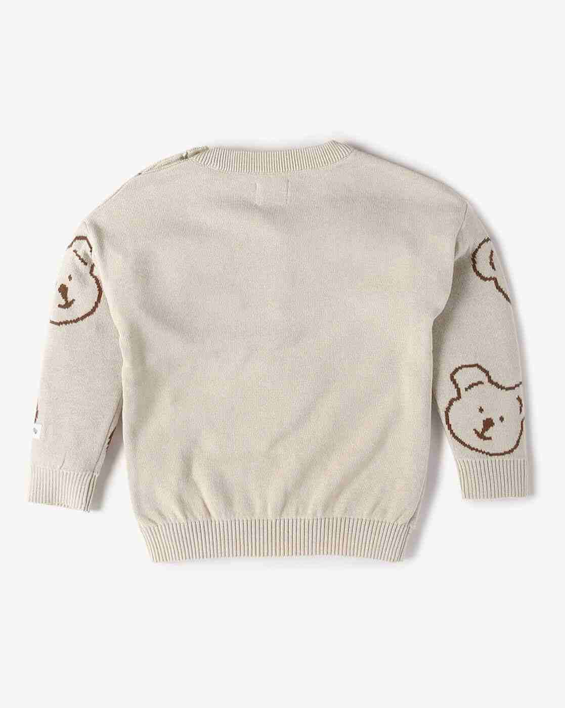 PLAYDAY | Boys Graphic Print Cotton Sweater|1