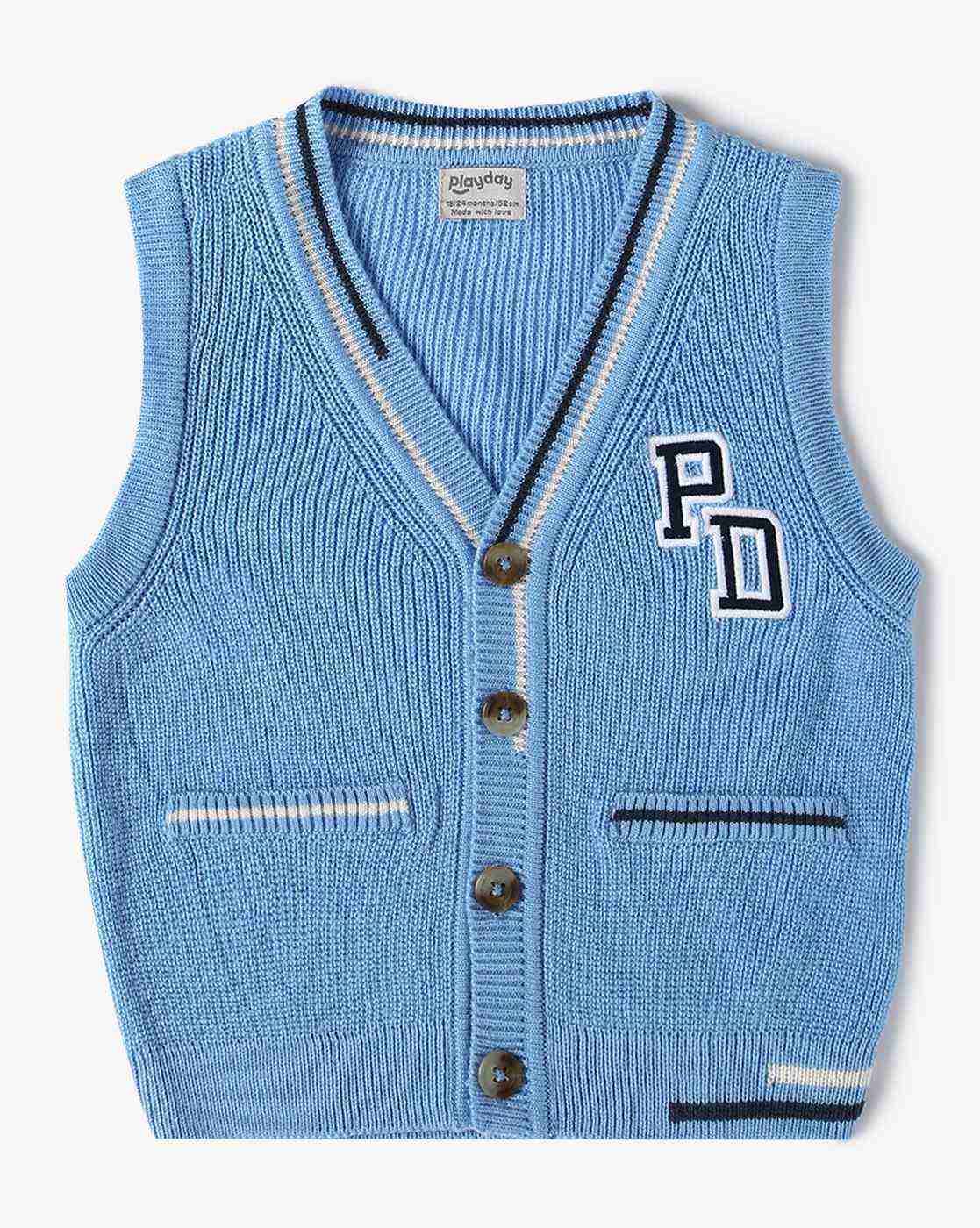 PLAYDAY | Boys Ribbed Sweater & Shirt Set|3