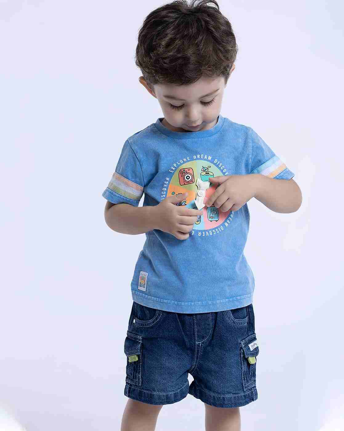 PLAYDAY | Boys Pack of 2 Printed T-Shirts|0