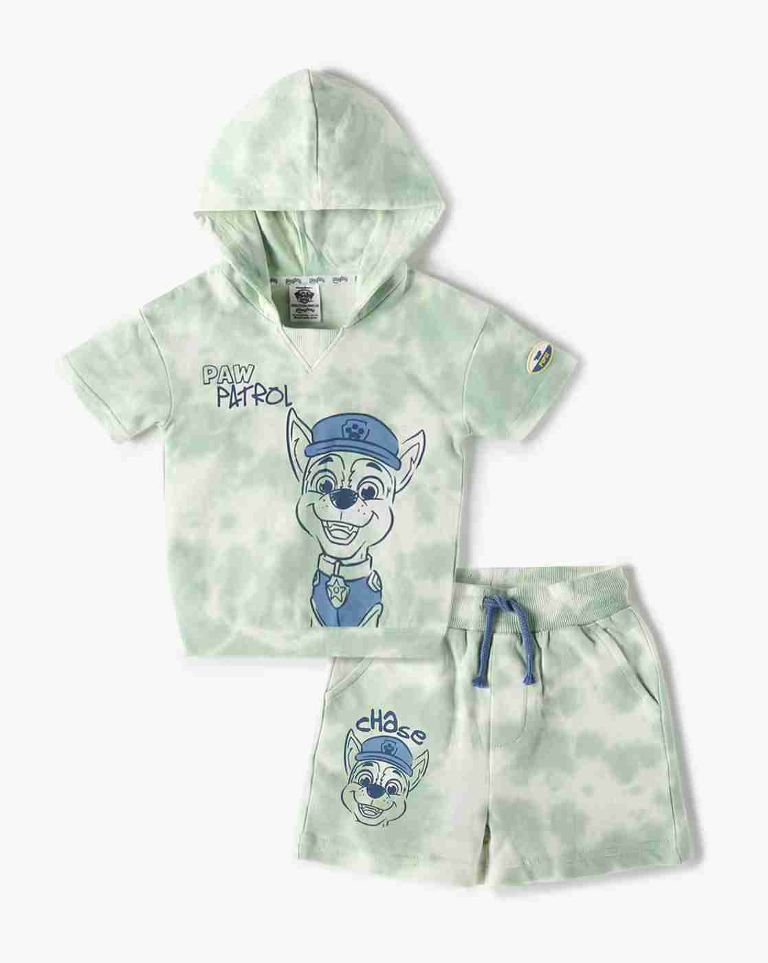PLAYDAY | Boys Paw Patrol Print Hoodie & Shorts Set|0