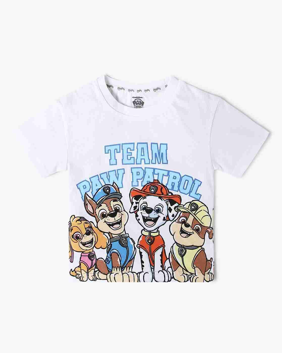 PLAYDAY | Boys Paw Patrol Print Regular Fit Crew-Neck T-Shirt|0