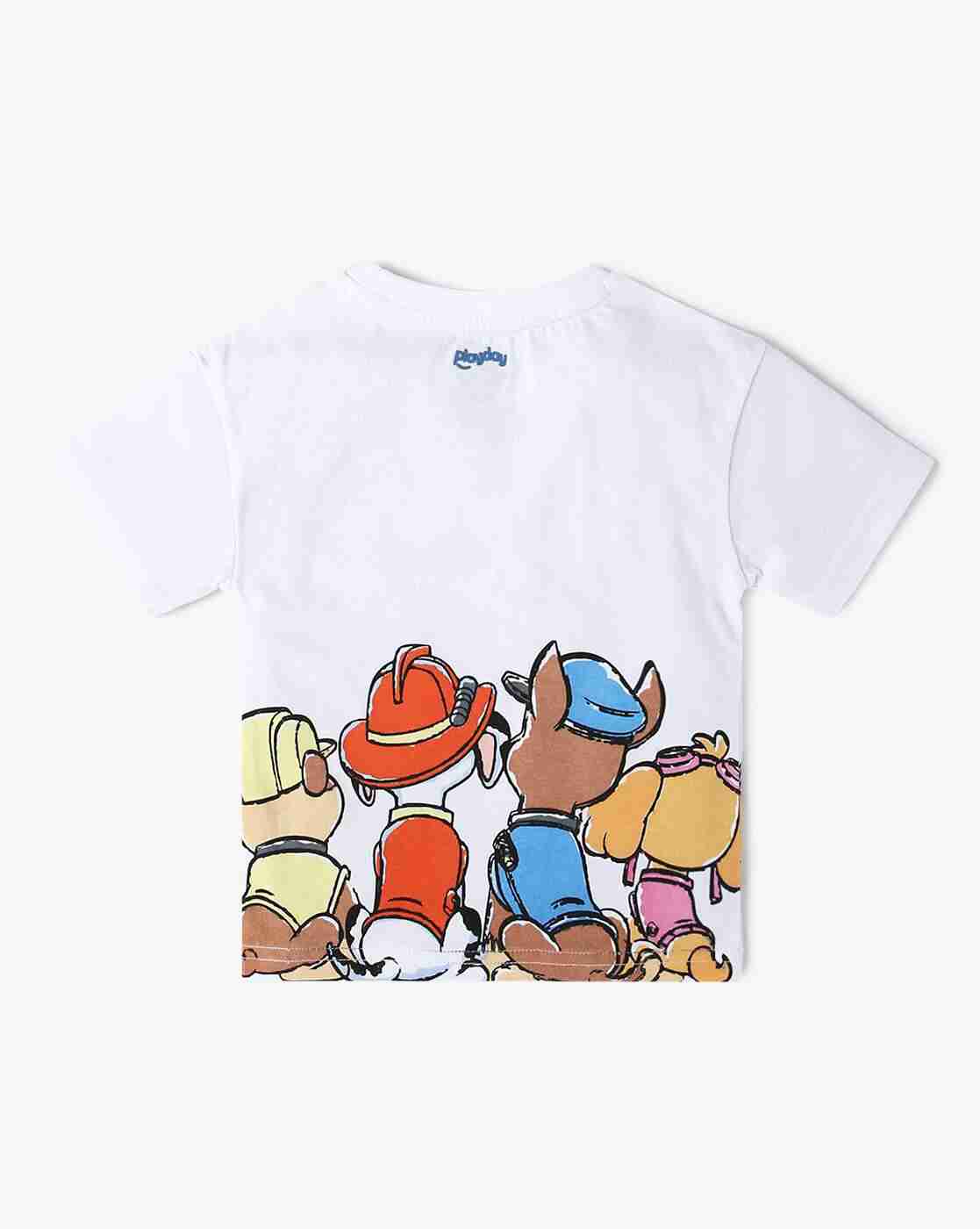 PLAYDAY | Boys Paw Patrol Print Regular Fit Crew-Neck T-Shirt|1