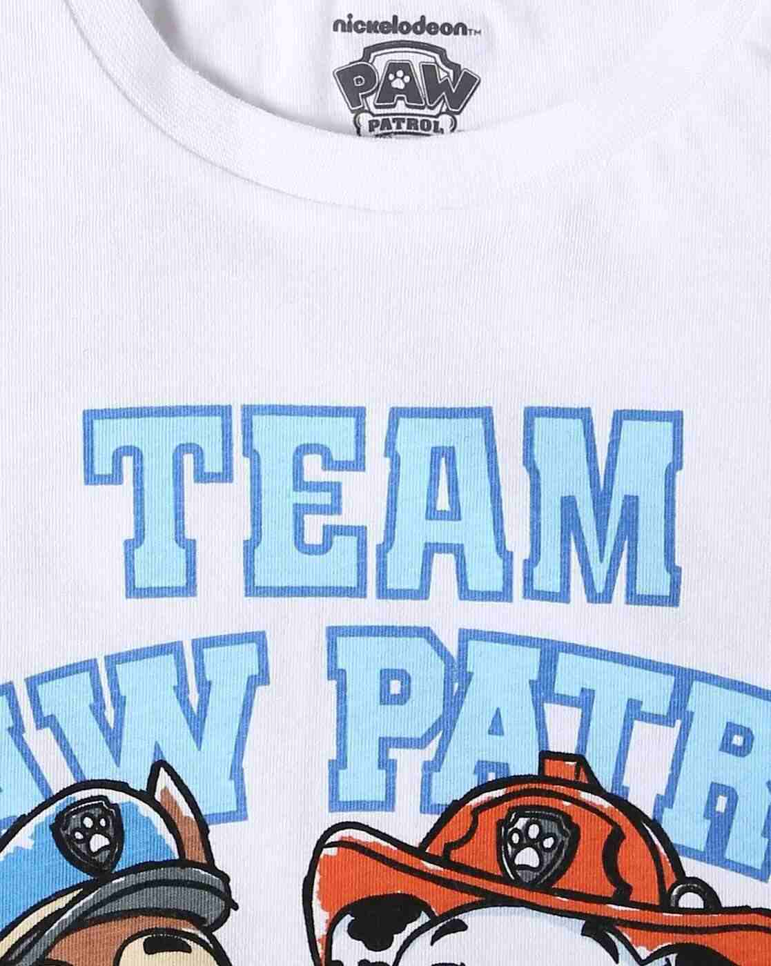 PLAYDAY | Boys Paw Patrol Print Regular Fit Crew-Neck T-Shirt|2