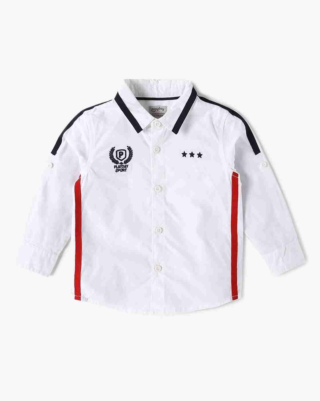 PLAYDAY | Boys Striped Relaxed Fit Shirt|0