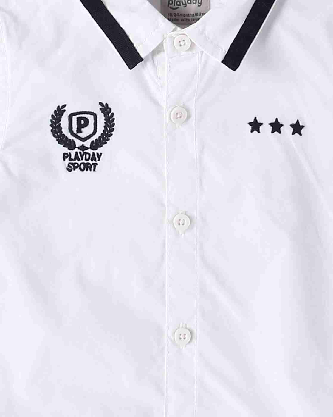 PLAYDAY | Boys Striped Relaxed Fit Shirt|2