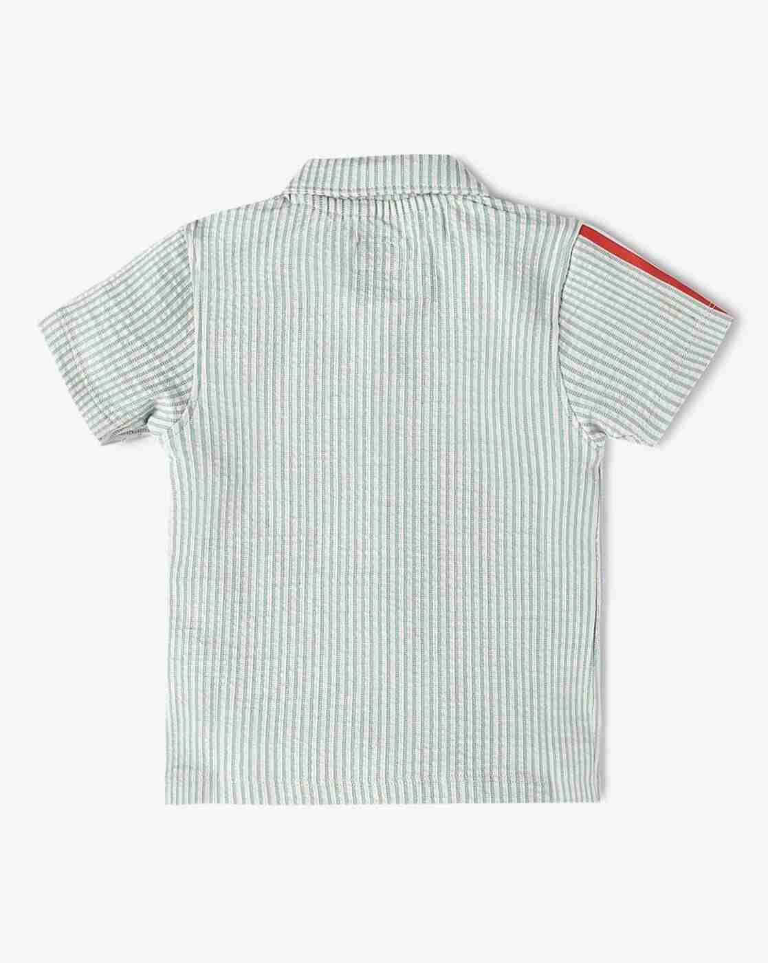PLAYDAY | Boys Striped Relaxed Fit Shirt|1