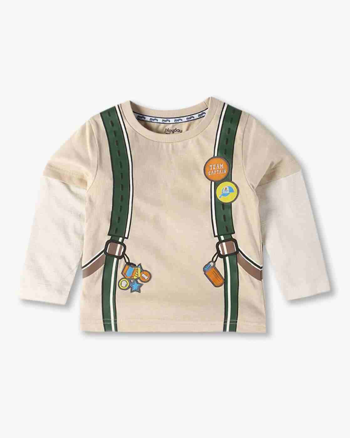 PLAYDAY | Boys Graphic Print Relaxed Fit Crew-Neck T-Shirt|0