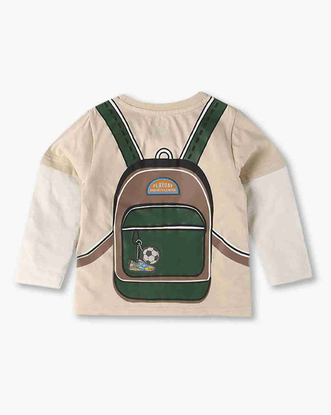 PLAYDAY | Boys Graphic Print Relaxed Fit Crew-Neck T-Shirt|1