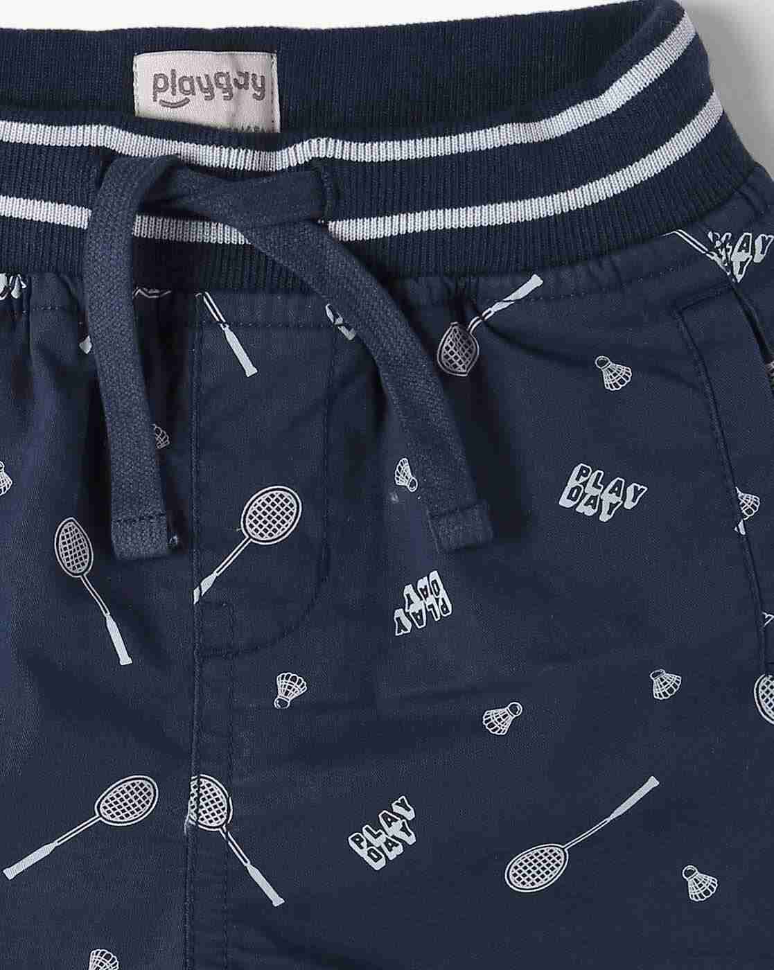PLAYDAY | Boys Printed Regular Fit Knit Shorts|2