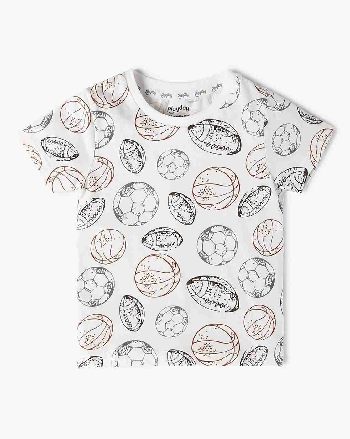 PLAYDAY | Boys Dungaree with Printed T-Shirt|1