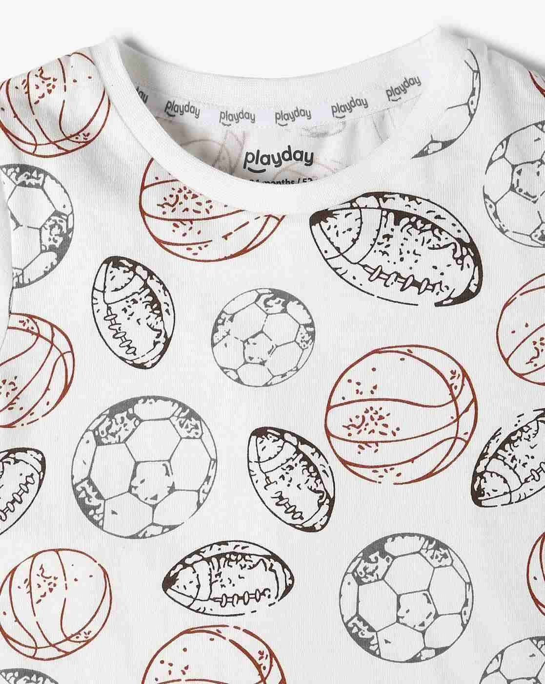 PLAYDAY | Boys Dungaree with Printed T-Shirt|5